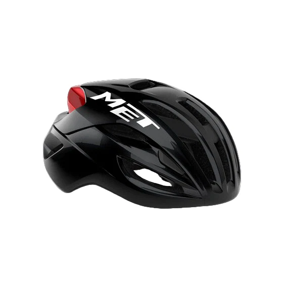 Kask szosowy MET RIVALE MIPS czarny/czerwony