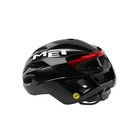 Kask szosowy MET RIVALE MIPS czarny/czerwony - Image 2