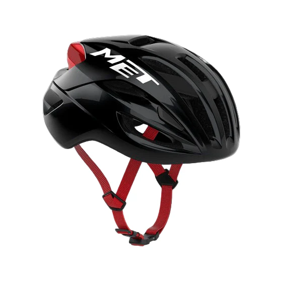 Kask szosowy MET RIVALE MIPS czarny/czerwony - Image 4