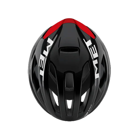 Kask szosowy MET RIVALE MIPS czarny/czerwony - Image 5