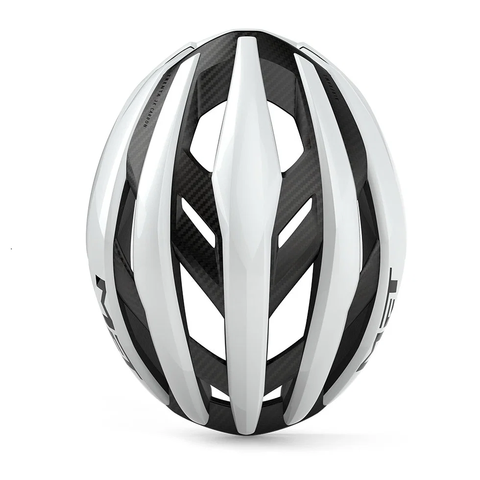 Kask szosowy MET TRENTA 3K CARBON MIPS biały - Image 4