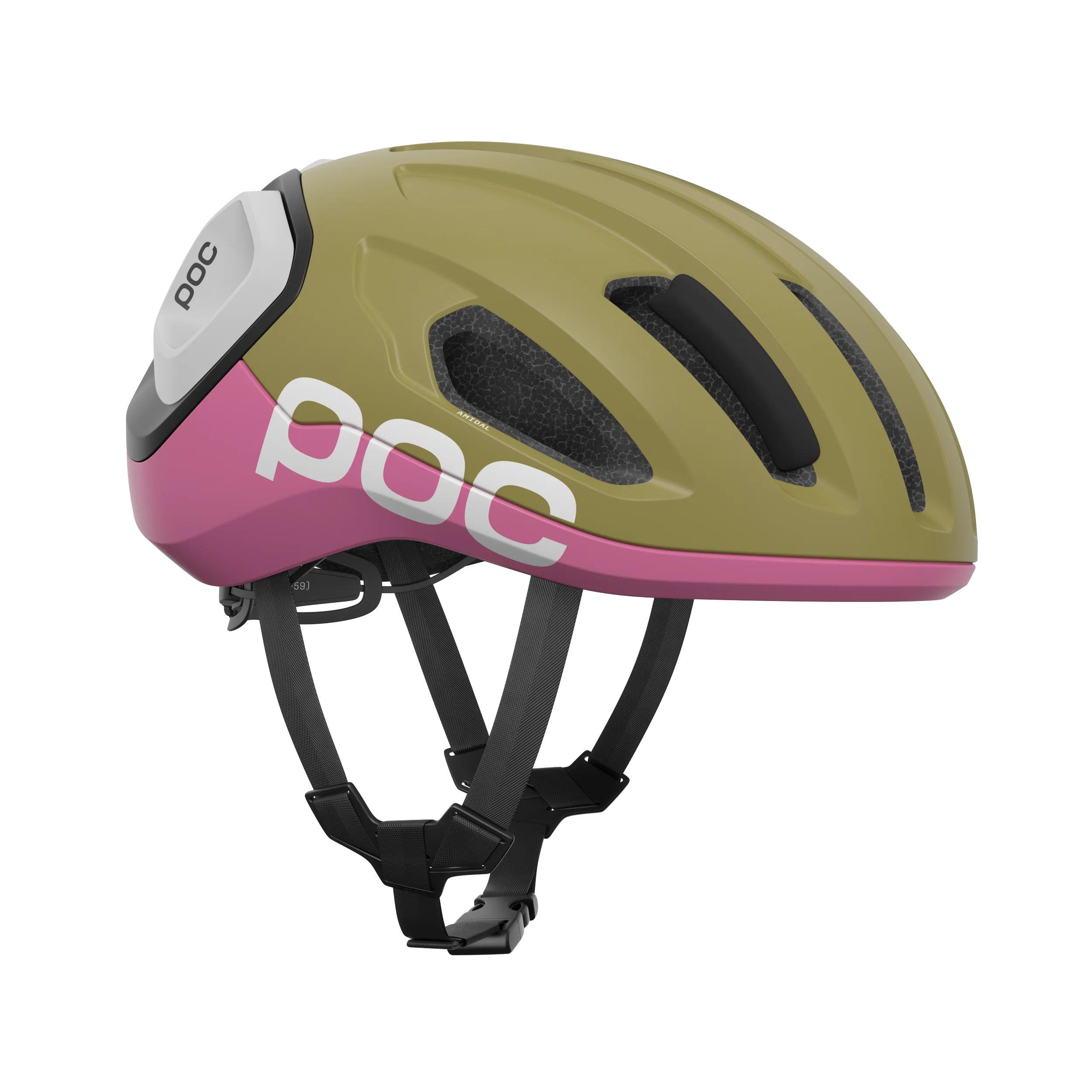 Kask szosowy POC AMIDAL MIPS Khaki/Matt Pink - Image 3