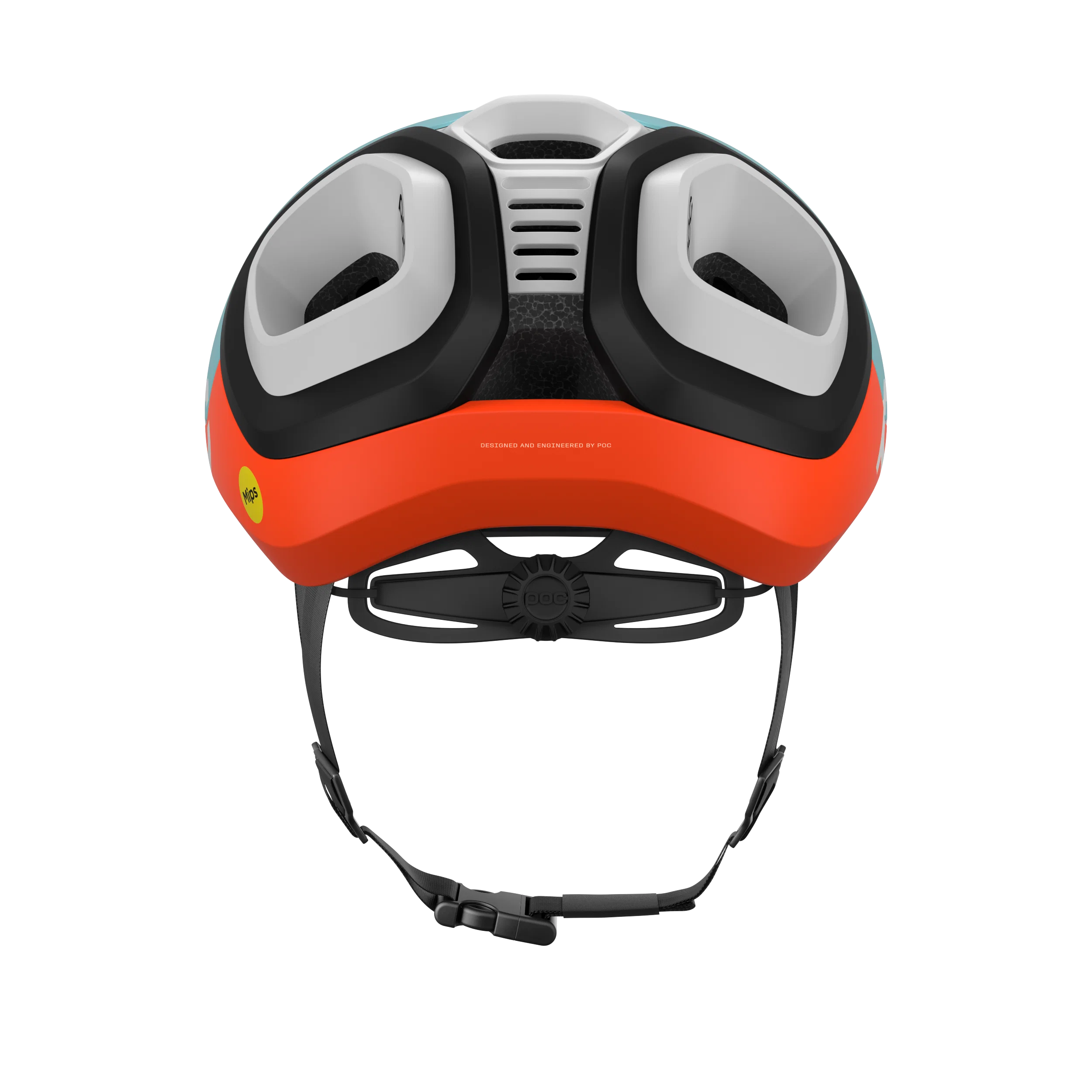 Kask szosowy POC AMIDAL MIPS niebieski/pomarańczowy matowy - Image 4