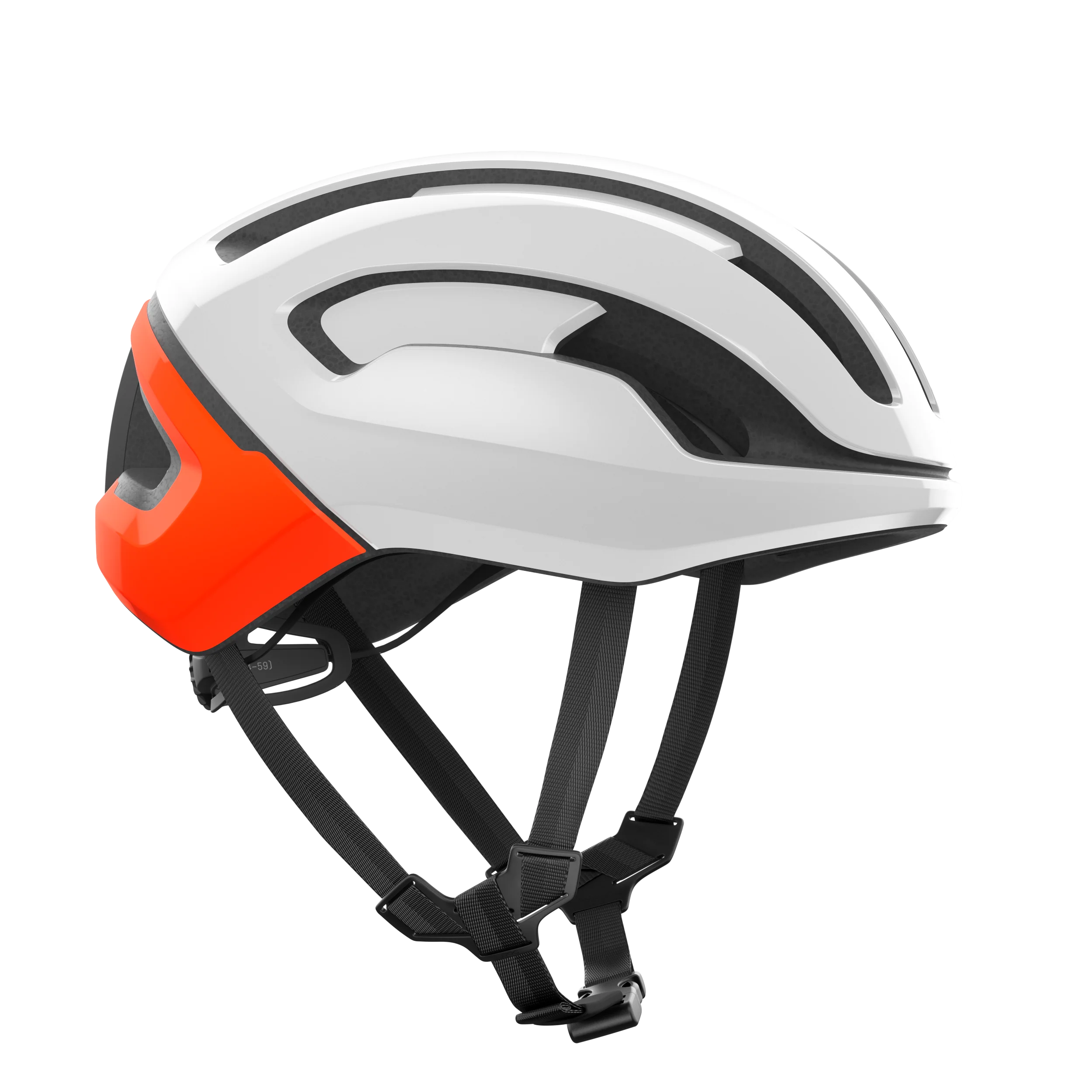 Kask szosowy POC OMNE AIR MIPS biały/pomarańczowy fluo - Image 3