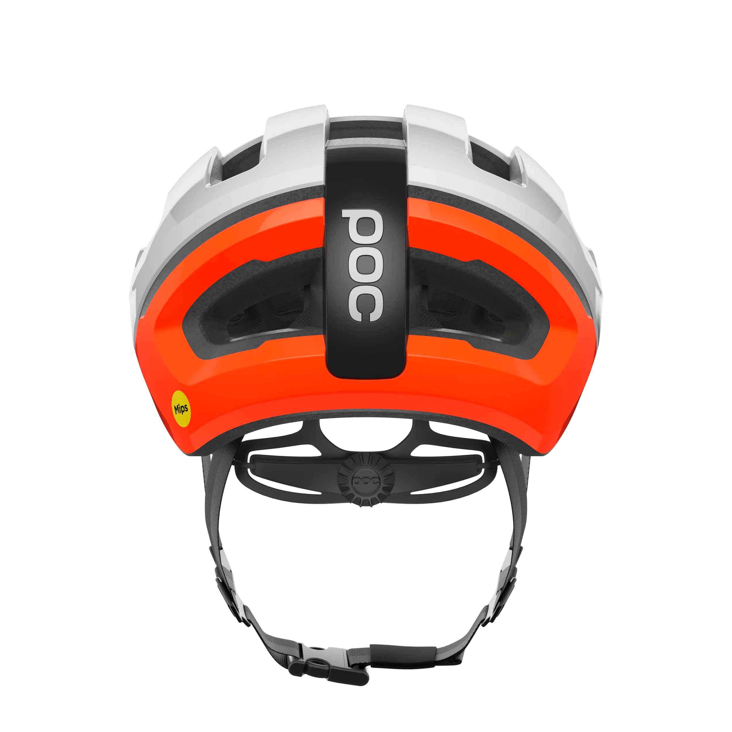 Kask szosowy POC OMNE AIR MIPS biały/pomarańczowy fluo - Image 4