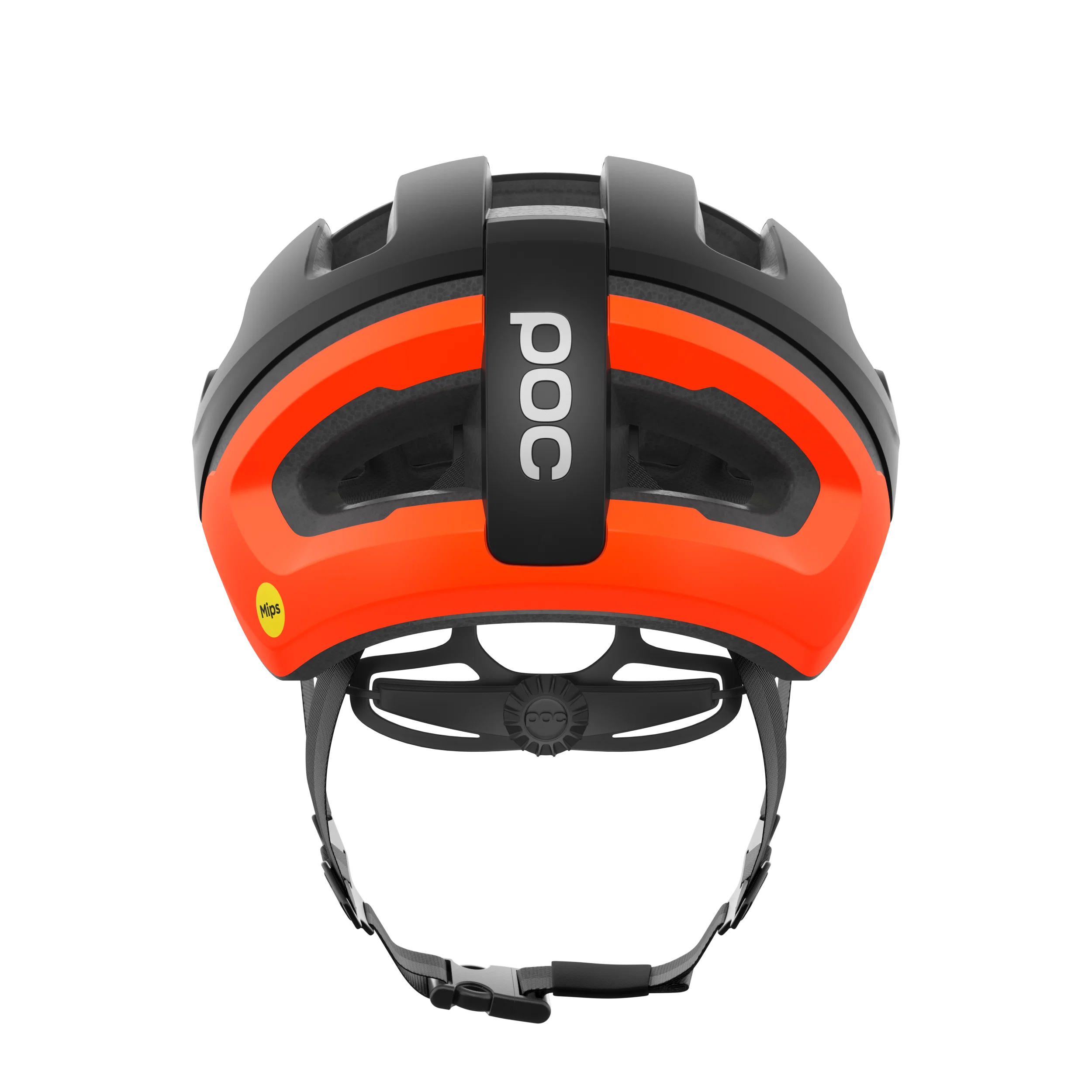 Kask szosowy POC OMNE AIR MIPS czarny mat/pomarańczowy fluo - Image 4