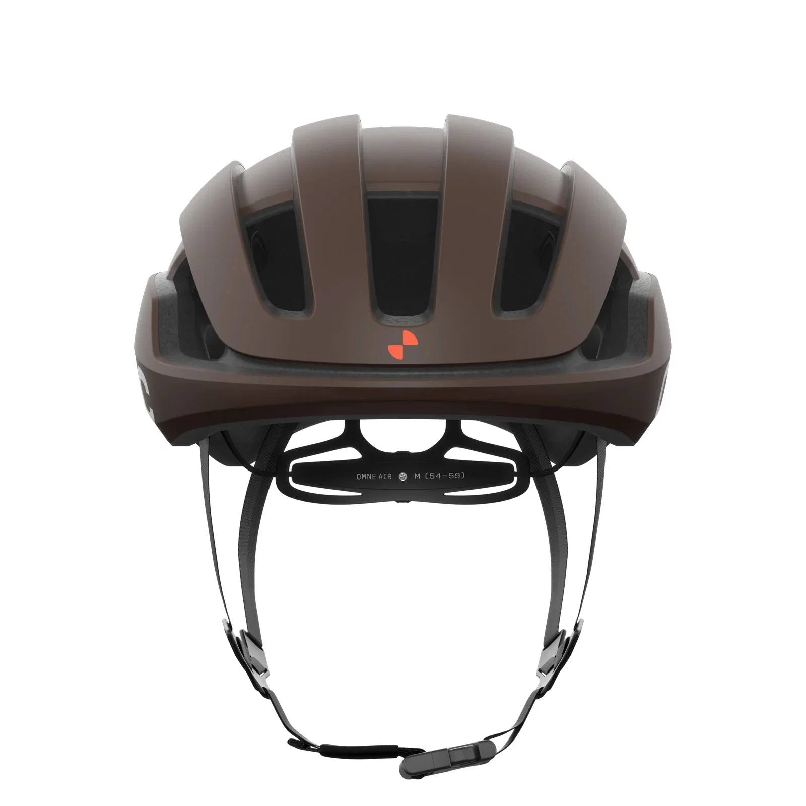 Kask szosowy POC OMNE AIR MIPS z brązowym/niebieskim logo - Image 2