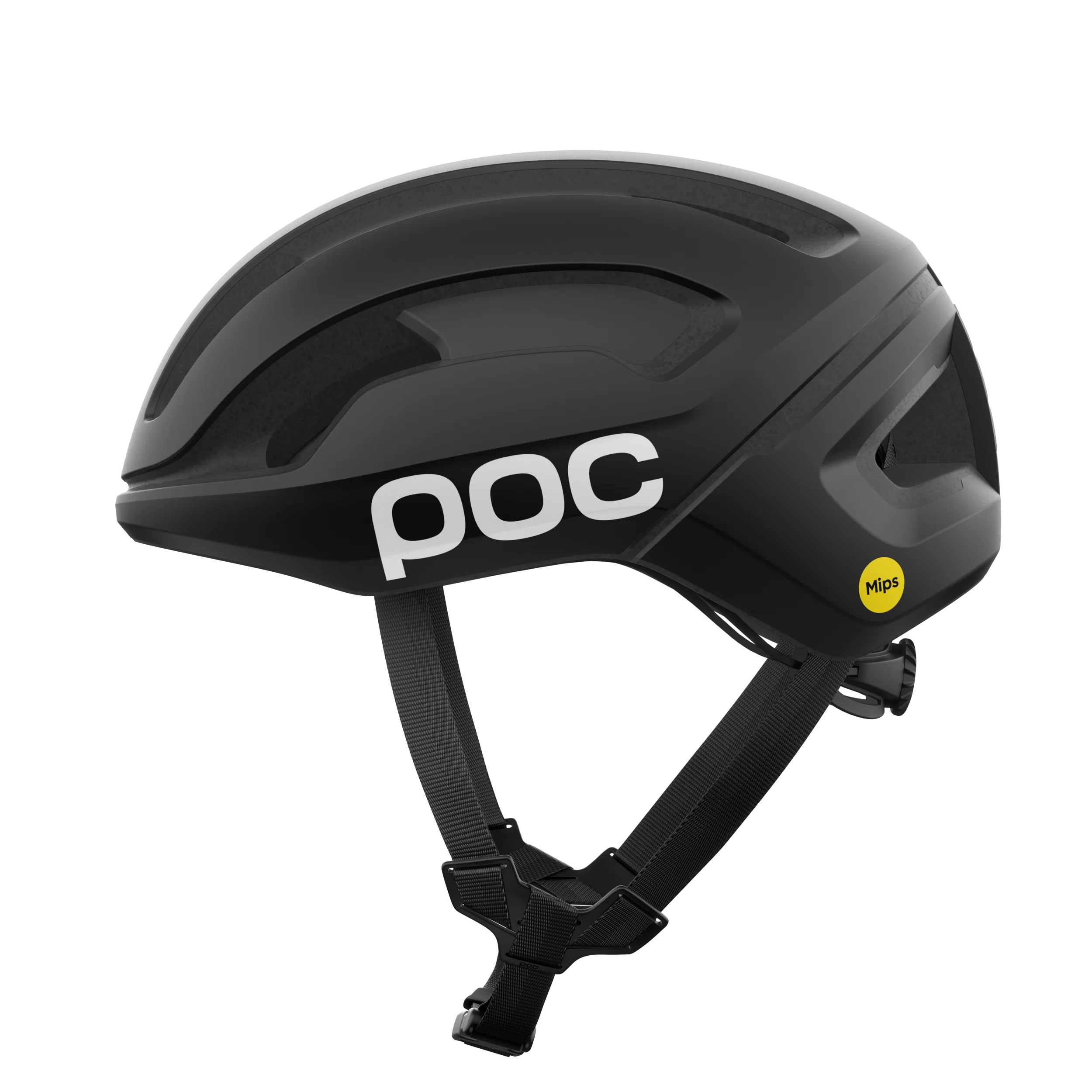 Kask szosowy POC OMNE AIR MIPS Logo czarny mat/biały