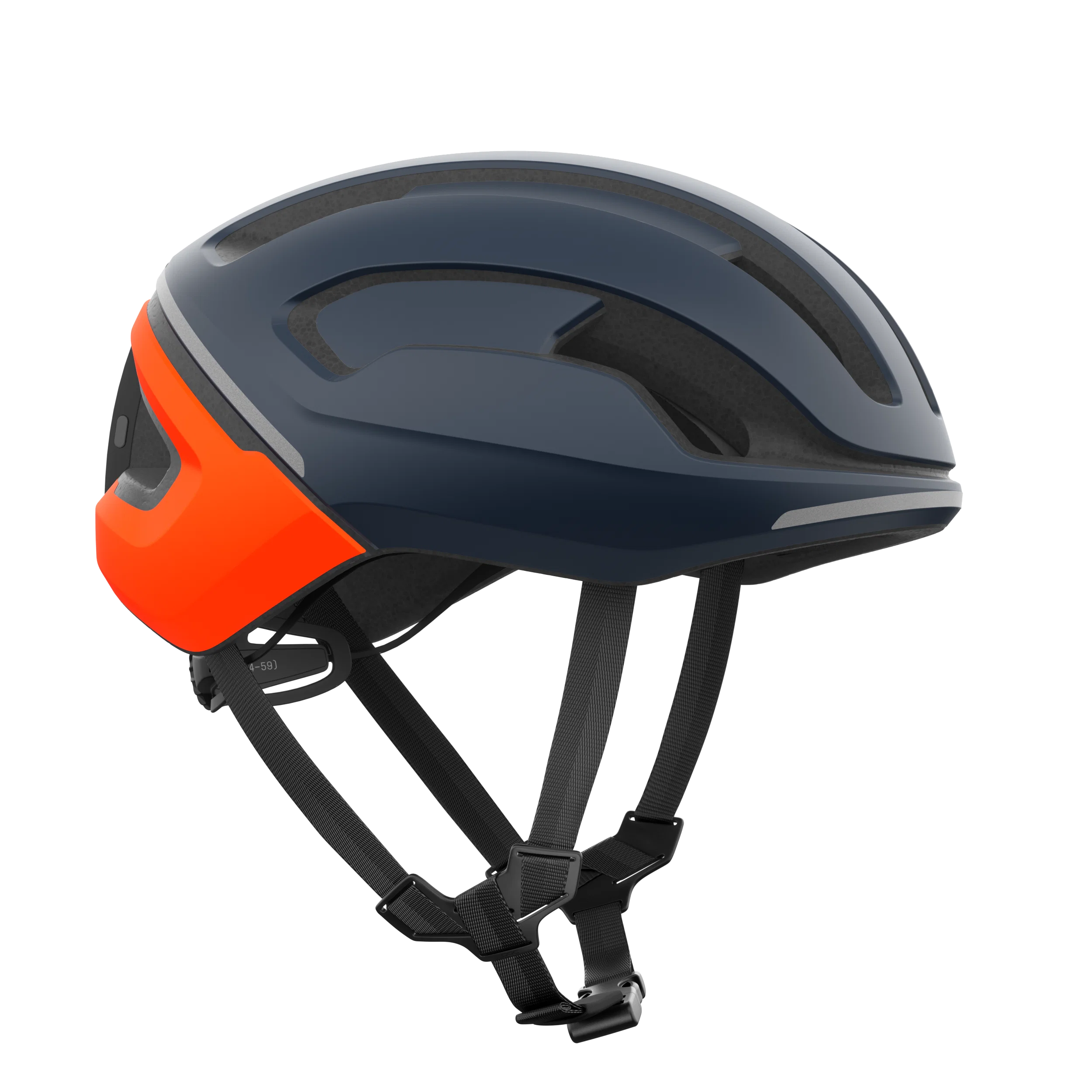Kask szosowy POC OMNE BEACON MIPS niebieski/pomarańczowy matowy - Image 3