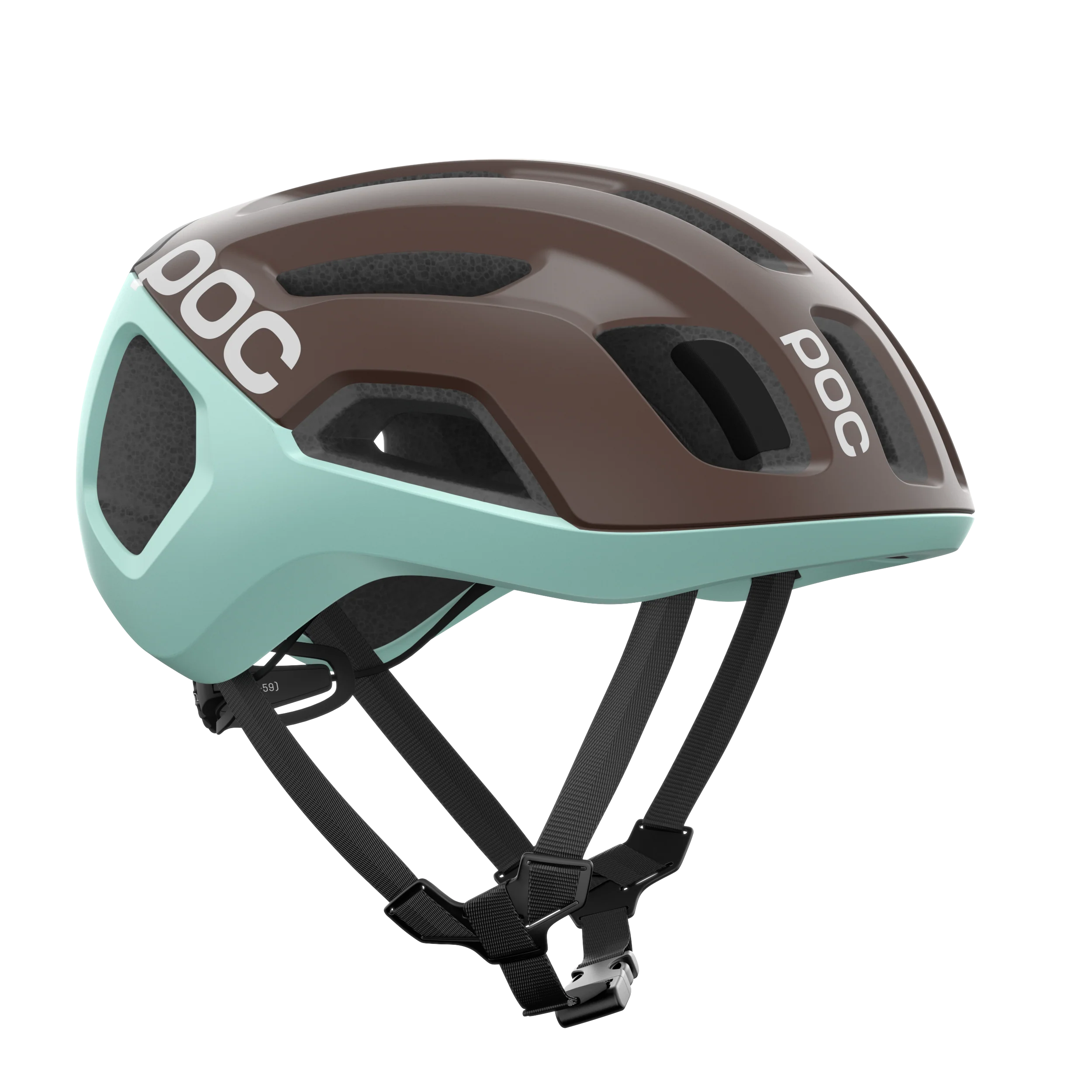 Kask szosowy POC VENTRAL AIR MIPS brązowy/niebieski matowy - Image 3