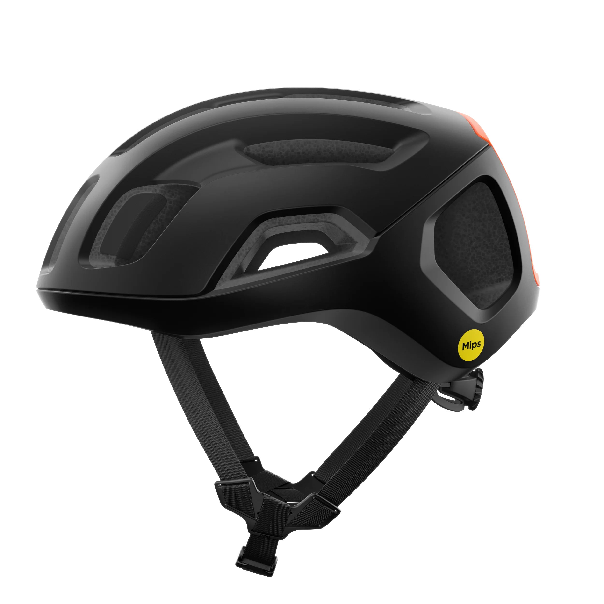 Kask szosowy POC VENTRAL AIR MIPS czarny/pomarańczowy fluo matowy