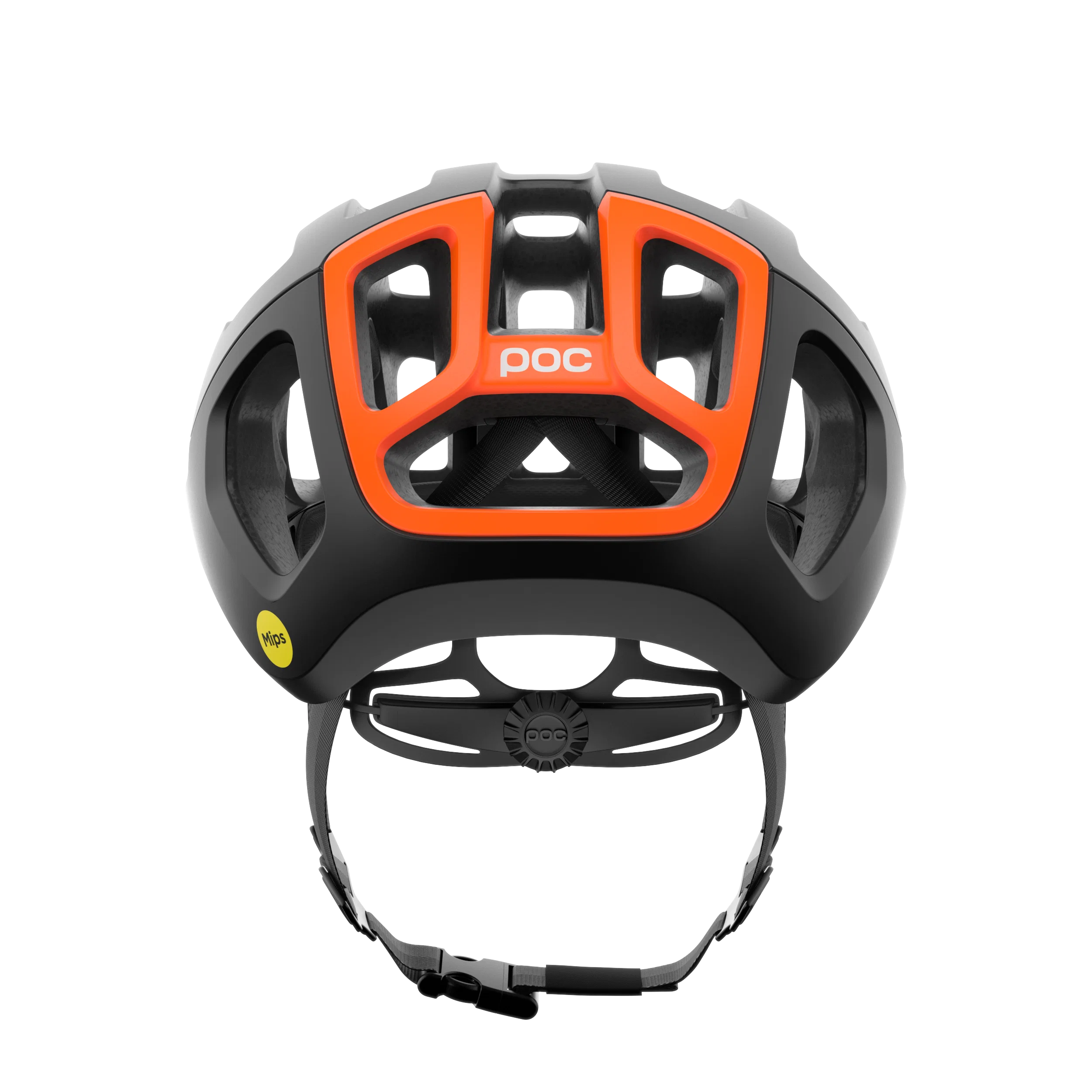 Kask szosowy POC VENTRAL AIR MIPS czarny/pomarańczowy fluo matowy - Image 4