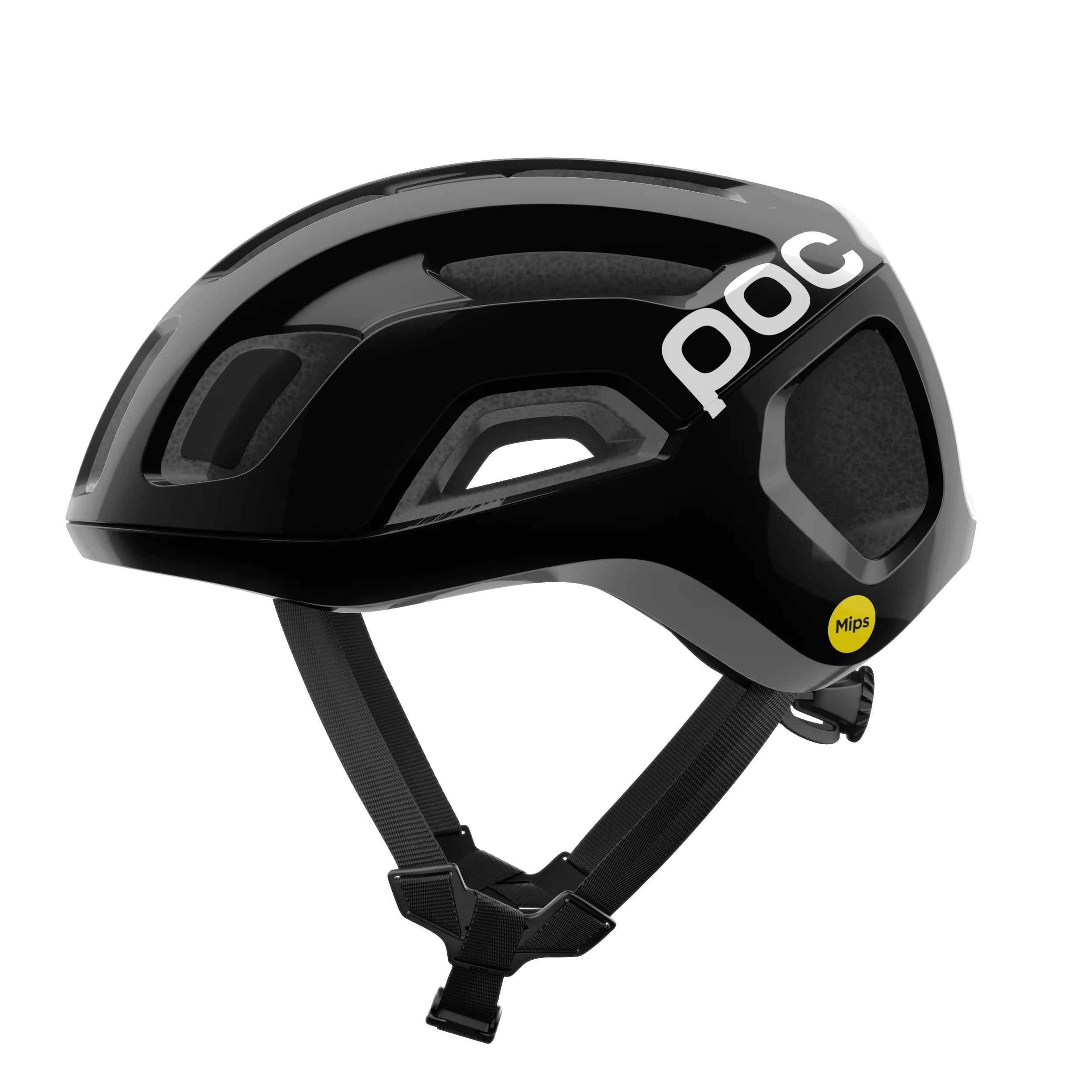 Kask szosowy POC VENTRAL AIR MIPS Logo czarny/biały matowy