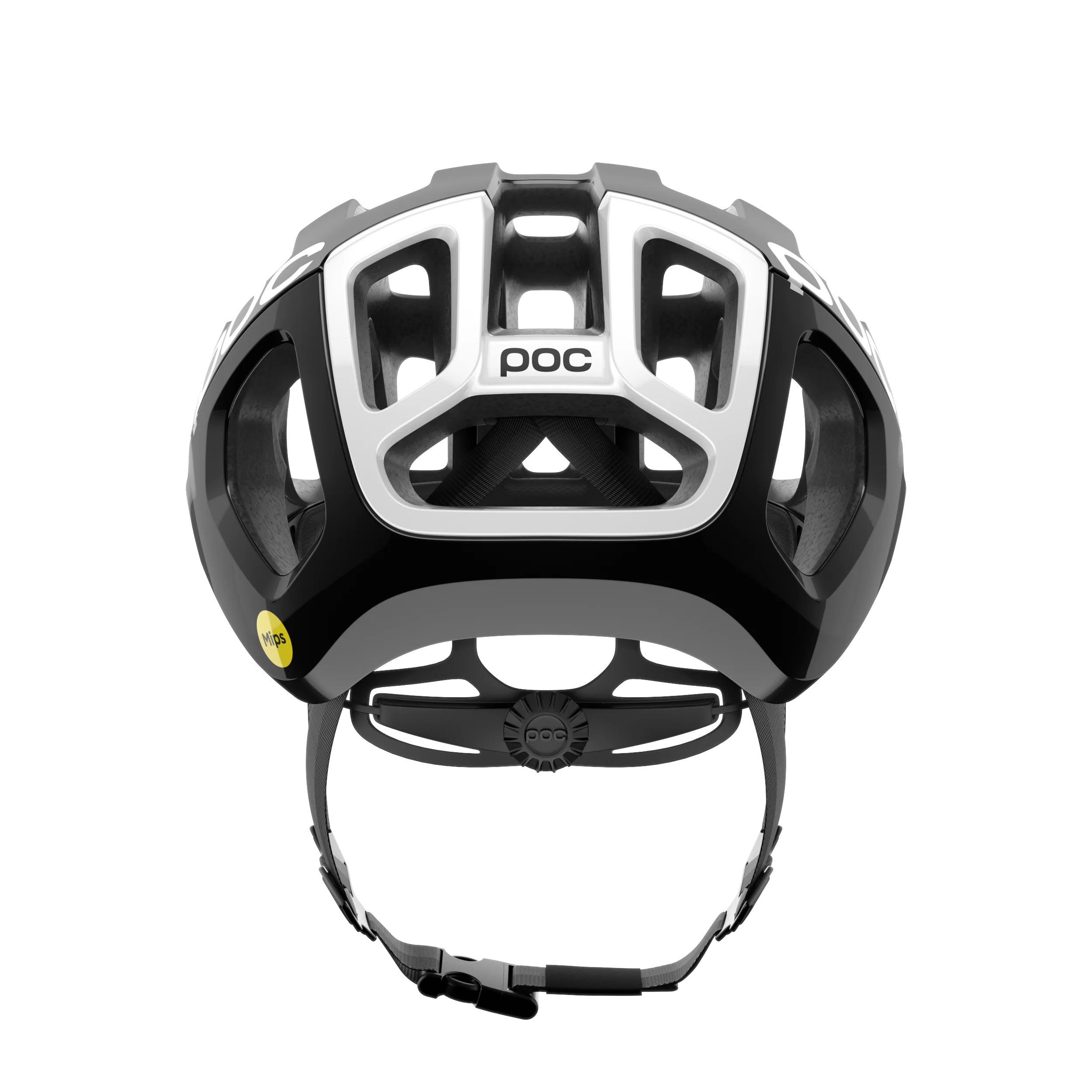 Kask szosowy POC VENTRAL AIR MIPS Logo czarny/biały matowy - Image 4