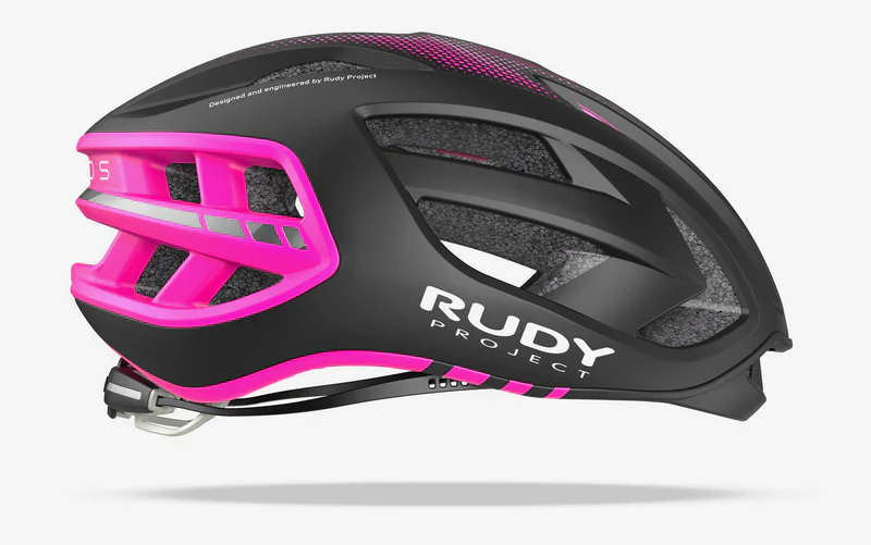 Kask szosowy RUDY PROJECT EGOS czarny/różowy - Image 3