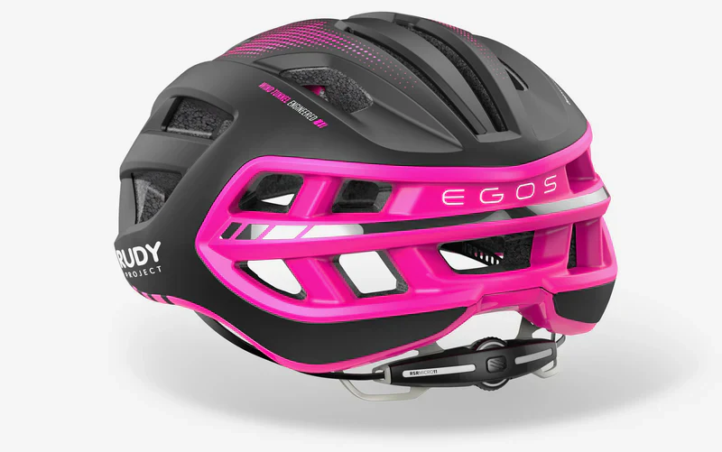 Kask szosowy RUDY PROJECT EGOS czarny/różowy - Image 4