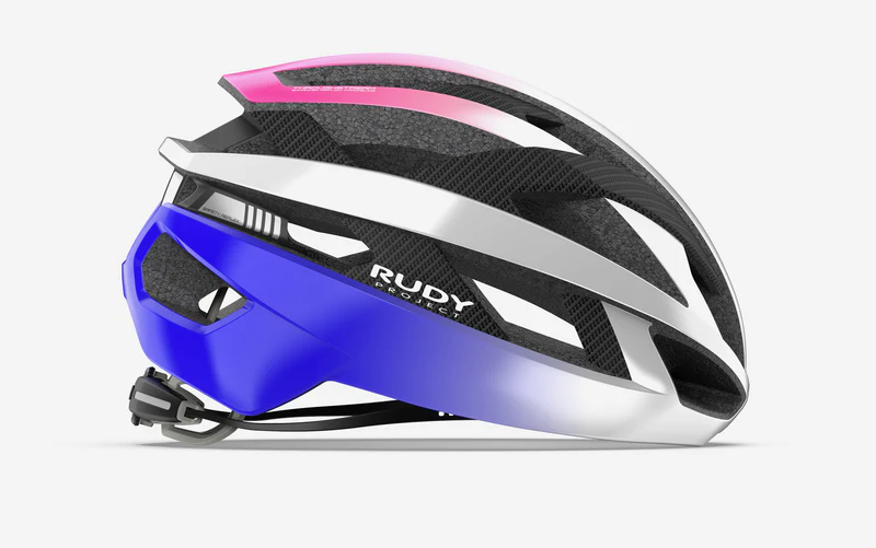 Kask szosowy RUDY PROJECT REBEL CARBON biały/fioletowy/różowy - Image 3