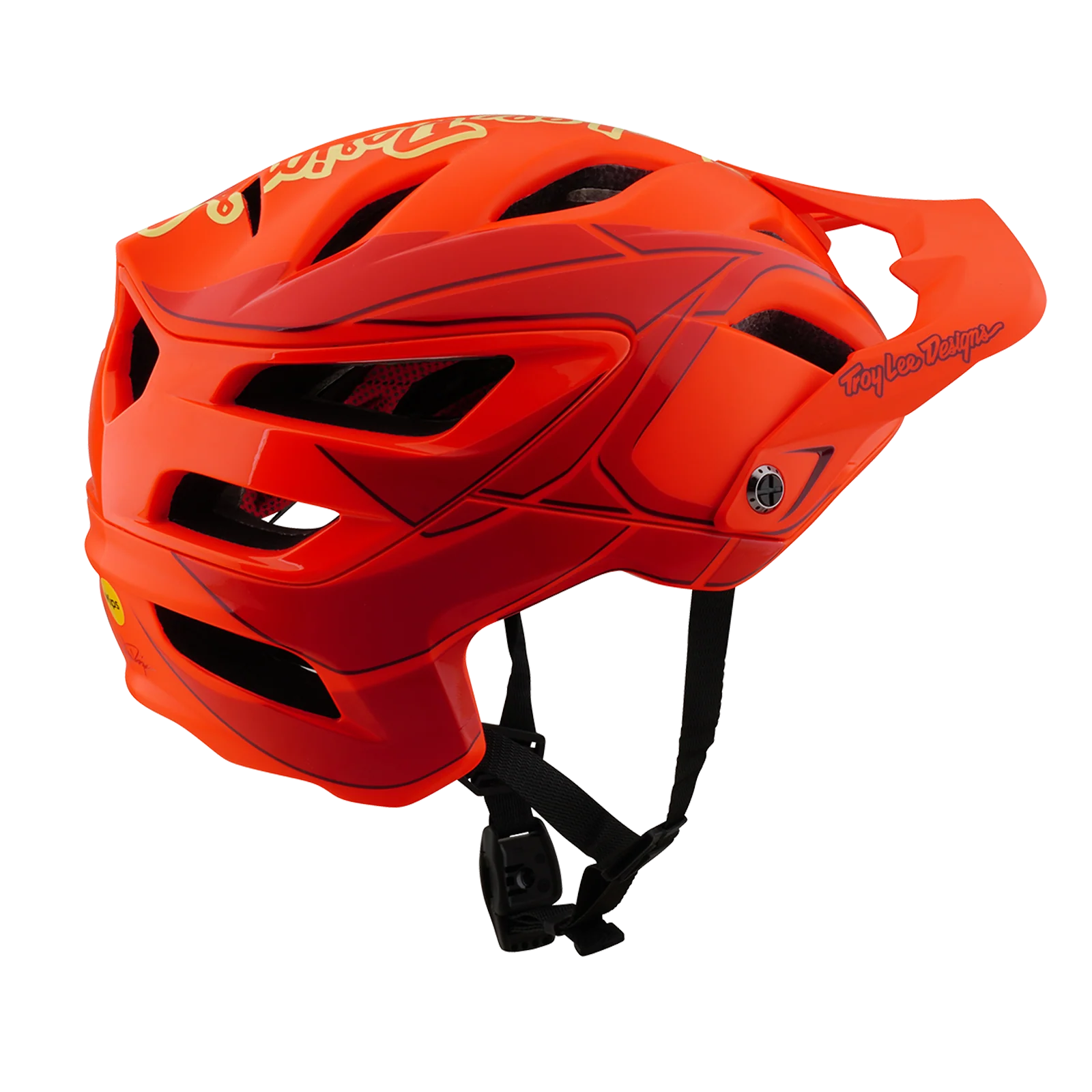 Kask MTB TROY LEE DESIGNS A3 MIPS GHOSTWING czerwony - Image 3
