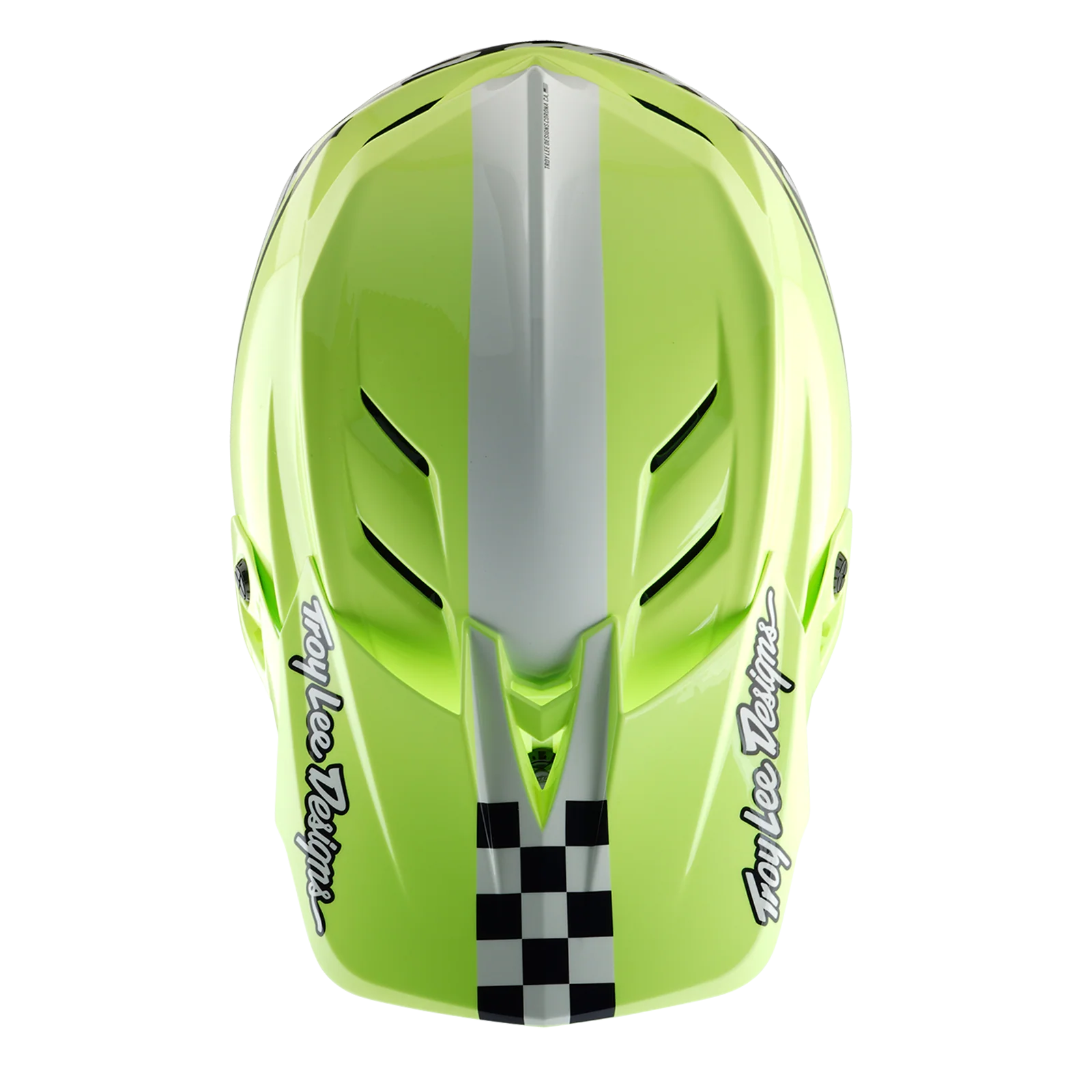 Kask MTB Troy Lee Design D4 POLYACRYLITE MIPS FIFTY 50 żółty/niebieski - Image 8