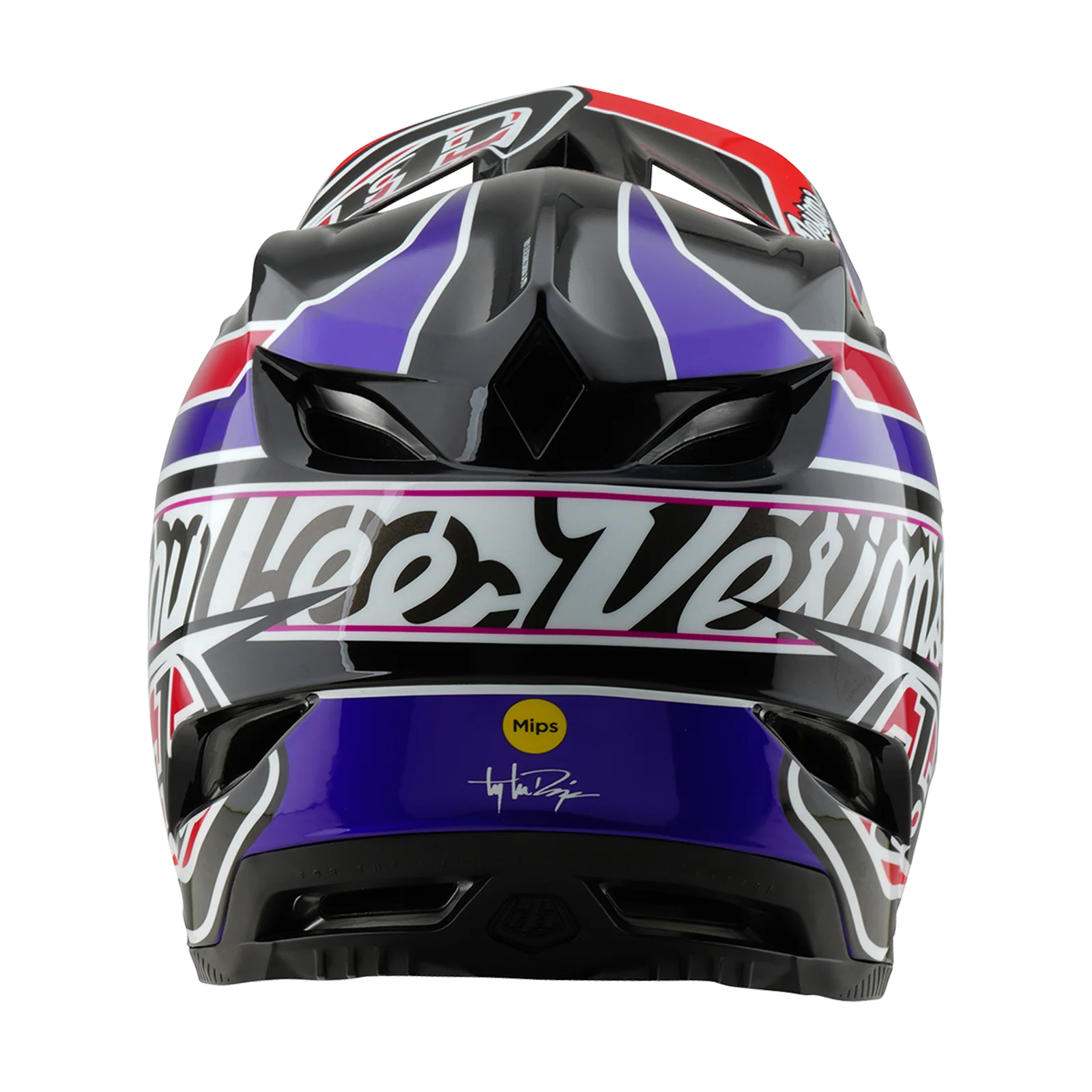 Kask MTB Troy Lee Design D4 POLYACRYLITE MIPS LINEAR czarny - Image 3