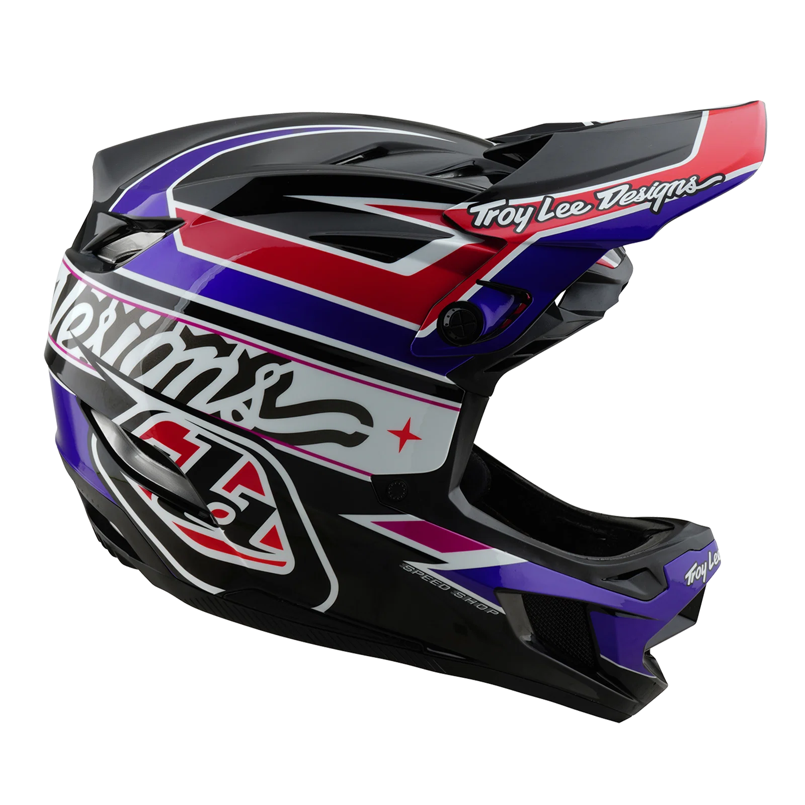 Kask MTB Troy Lee Design D4 POLYACRYLITE MIPS LINEAR czarny - Image 5