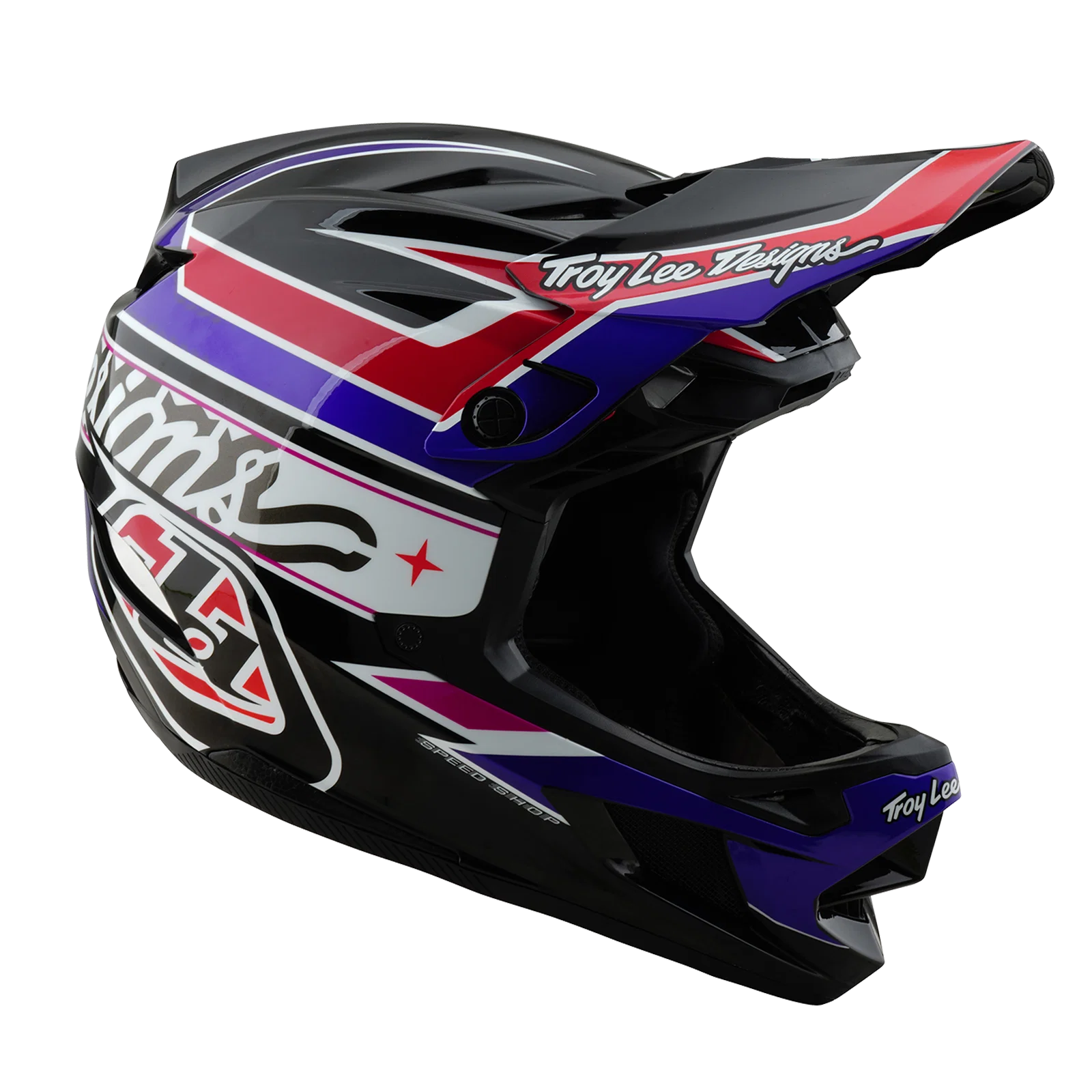 Kask MTB Troy Lee Design D4 POLYACRYLITE MIPS LINEAR czarny - Image 6