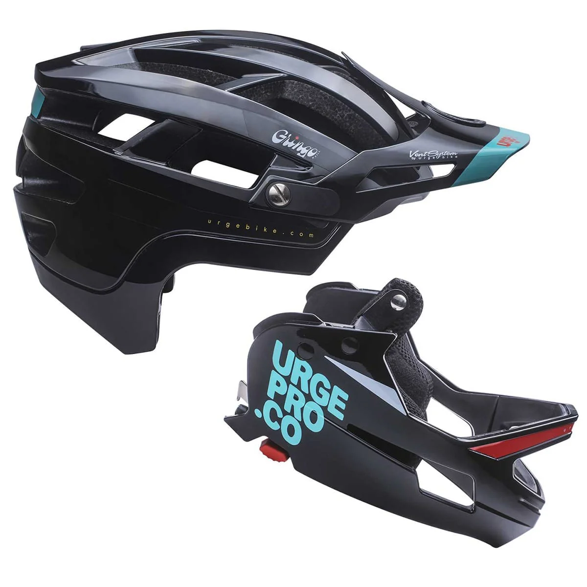 Kask URGE GRINGO DE LA PAMPA MTB czarny - Image 3