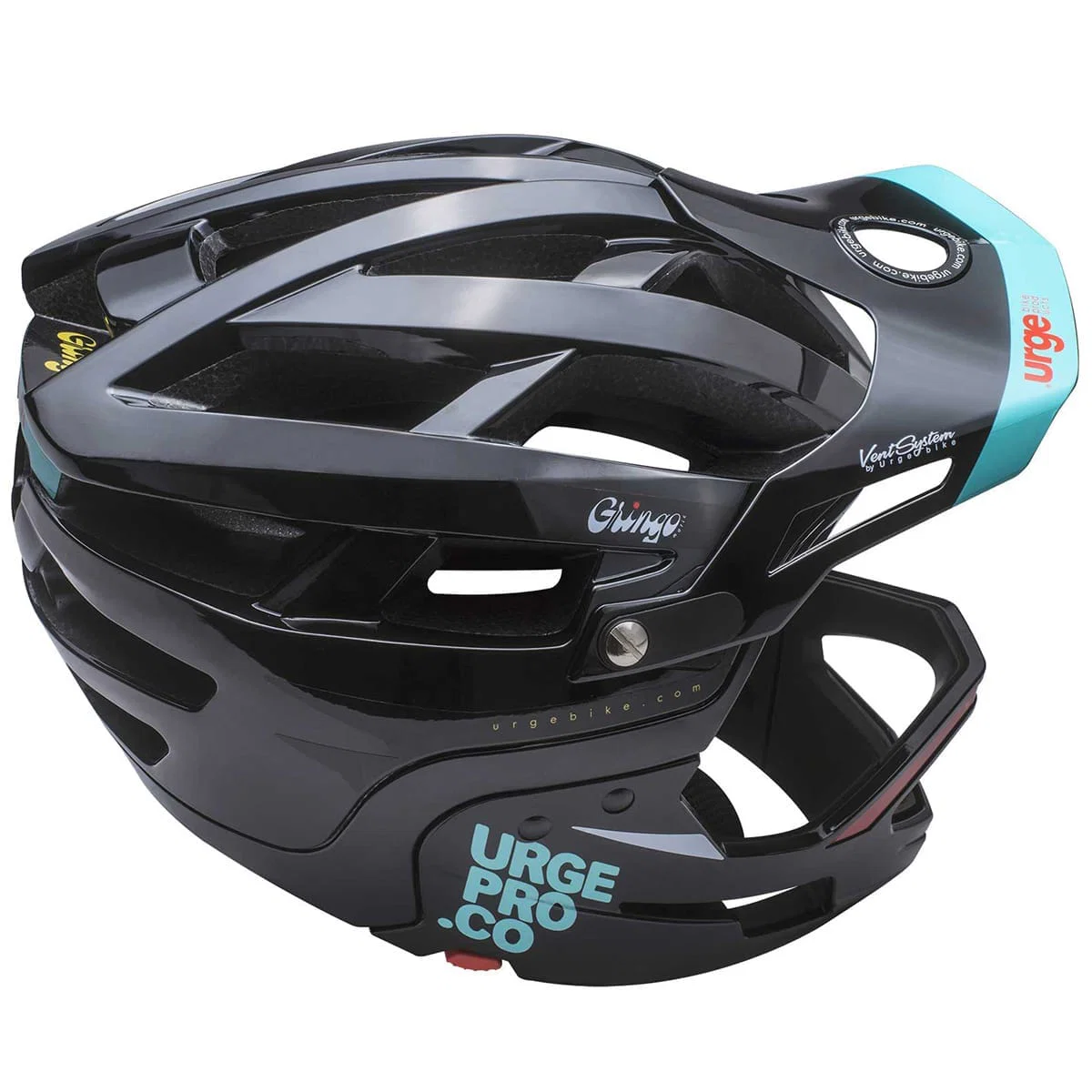 Kask URGE GRINGO DE LA PAMPA MTB czarny - Image 4