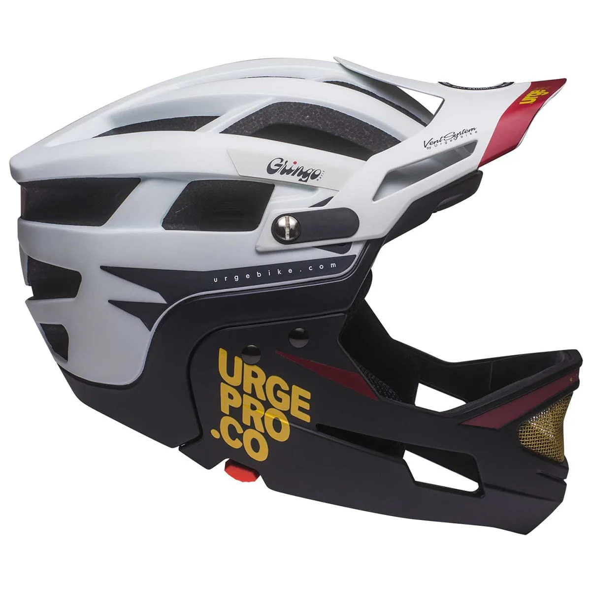 Kask URGE GRINGO DE LA SIERRA MTB biały/czarny