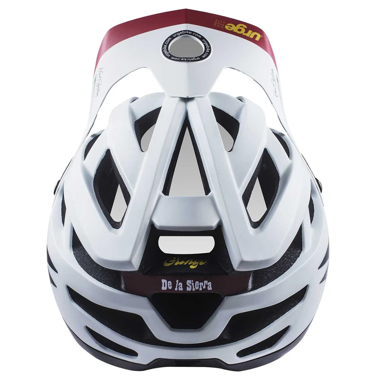 Kask URGE GRINGO DE LA SIERRA MTB biały/czarny - Image 4