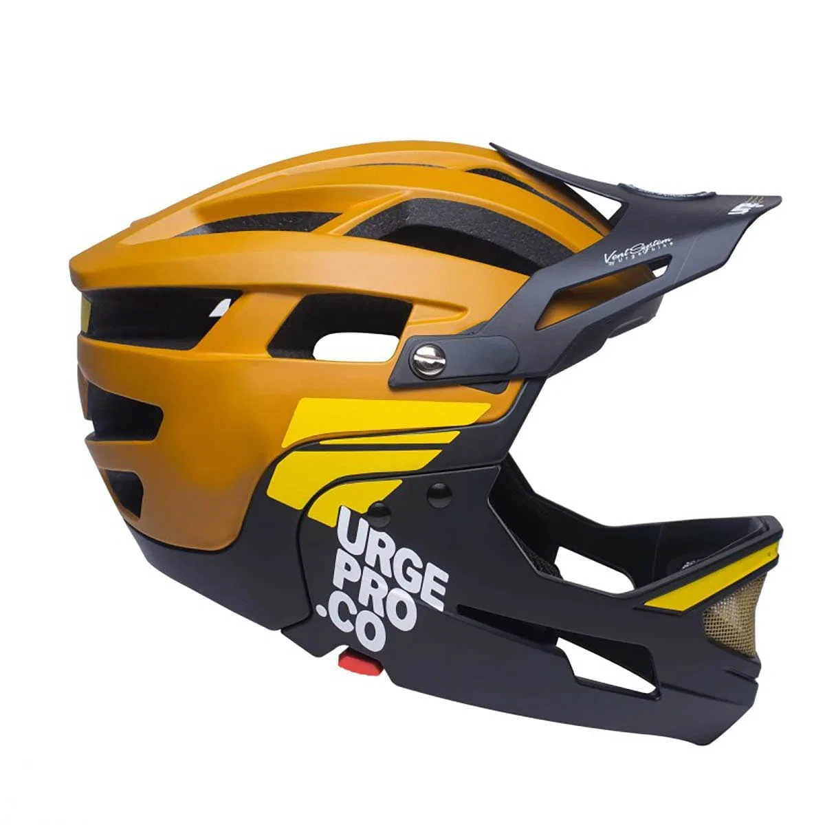 Kask URGE GRINGO DE LA SIERRA MTB brązowo-czarny
