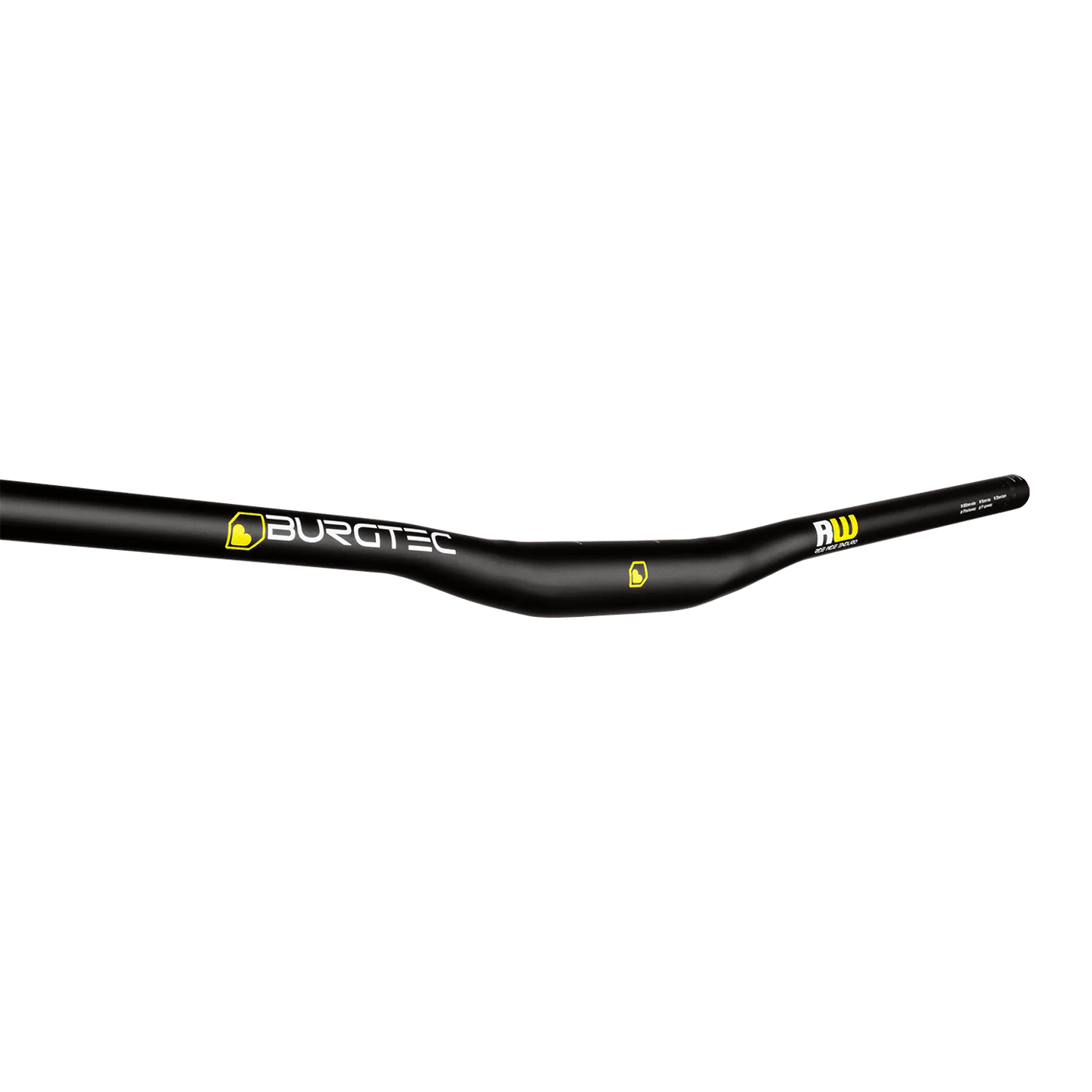 Kierownica BURGTEC RIDE WIDE ENDURO Rise 15mm 800mm czarna