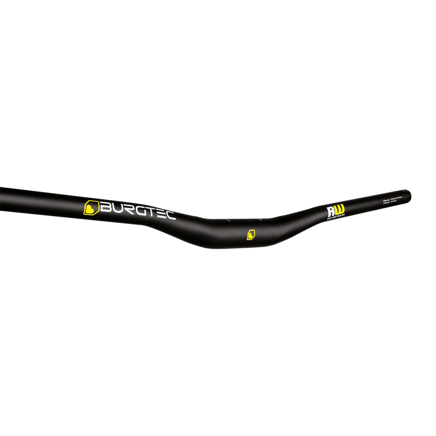 Kierownica BURGTEC RIDE WIDE ENDURO Rise 22,5 mm 800 mm czarna