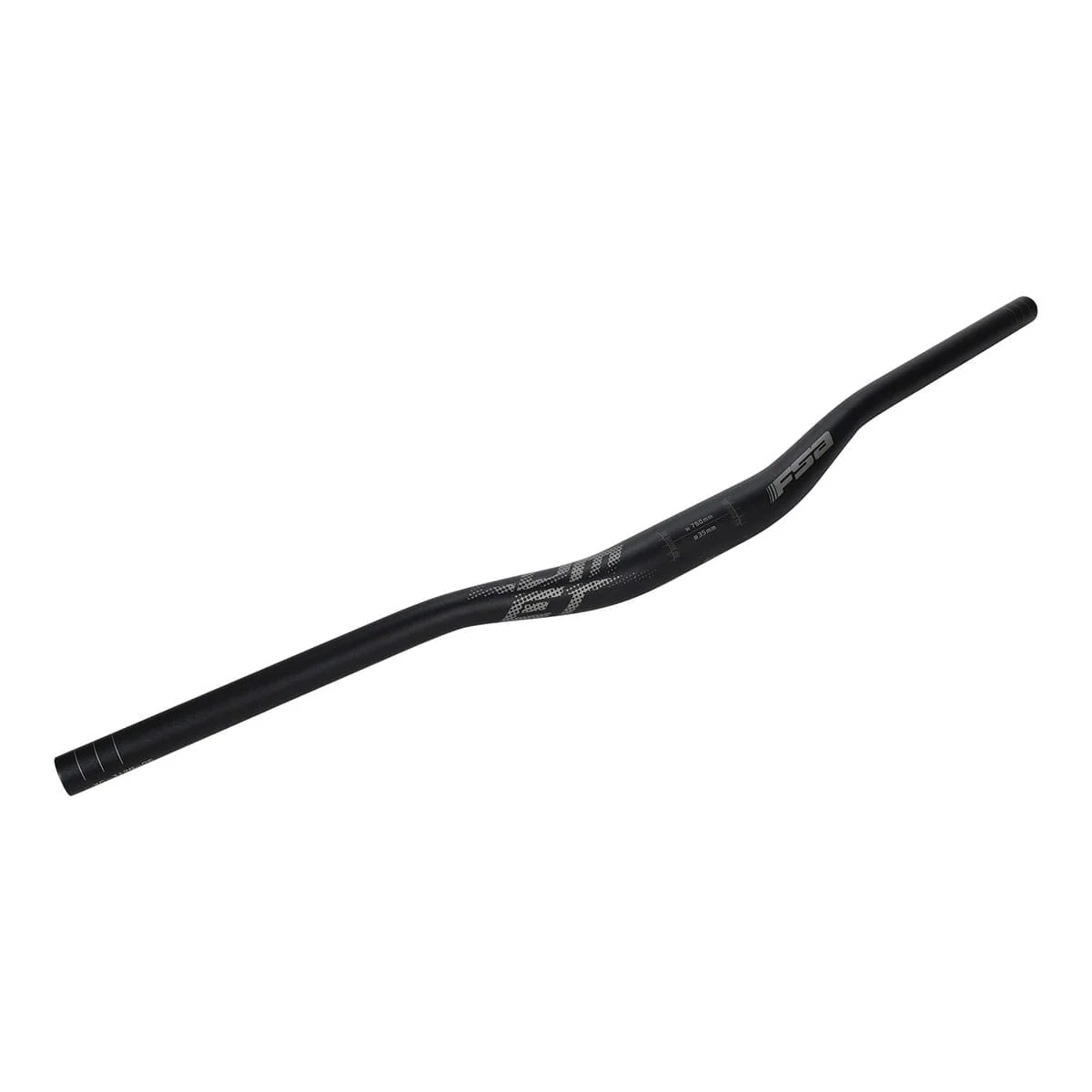 Kierownica FSA COMET Aluminium Rise 25mm 35/760mm czarna - Image 2
