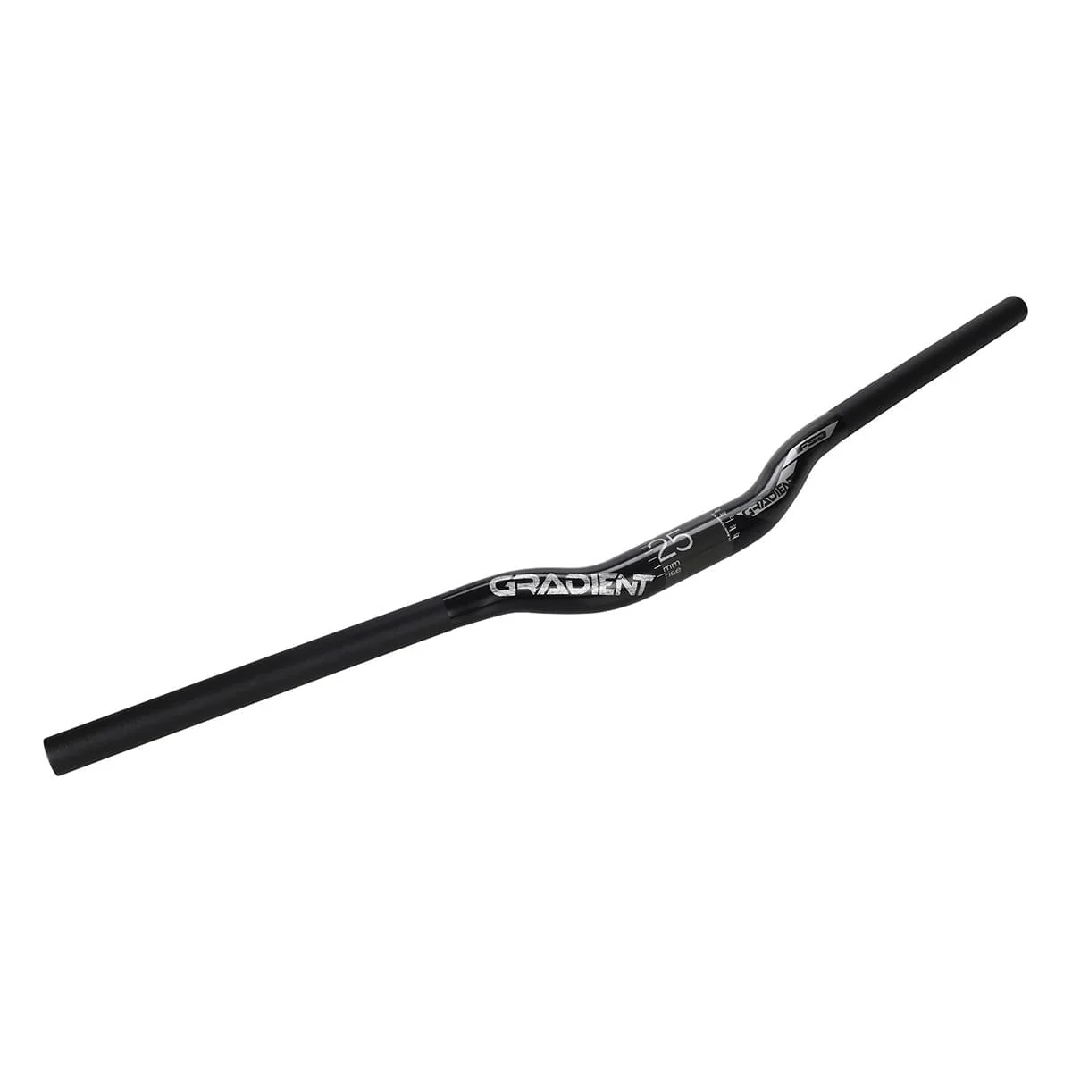 Kierownica FSA GRADIENT Aluminium Rise 25mm 31.8/760mm czarna - Image 2