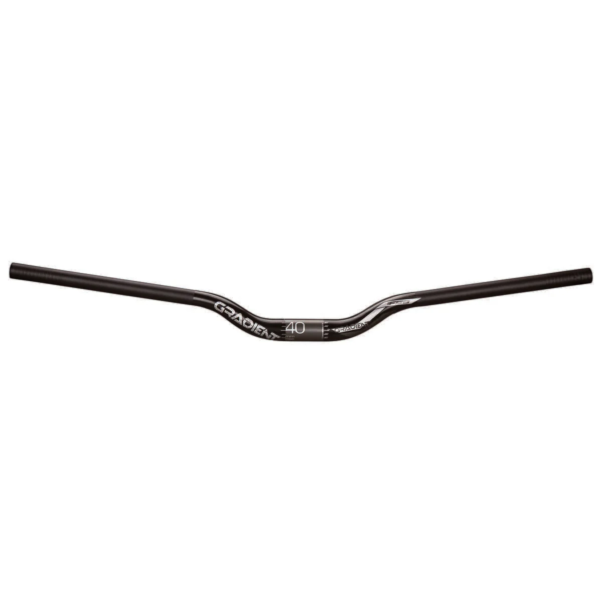 Kierownica FSA GRADIENT Aluminium Rise 40mm 31.8/800mm czarna