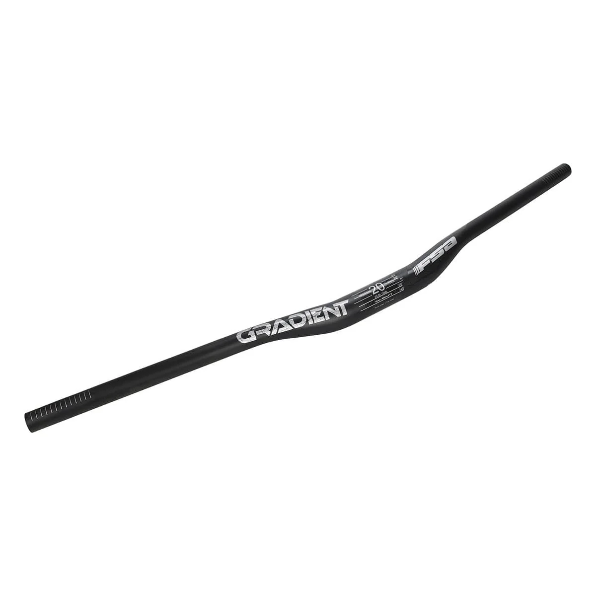 Kierownica FSA GRADIENT Carbon Rise 20mm 35/800mm czarna - Image 2
