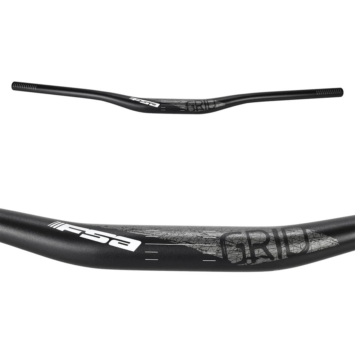 Kierownica FSA GRID Aluminium Rise 20mm 35/800mm czarna