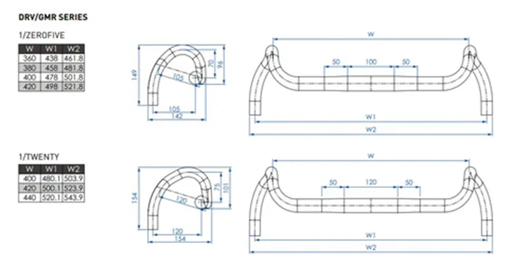 Kierownica Gravel PROFILE DESIGN DRV/GMR Drop 120 - Image 10