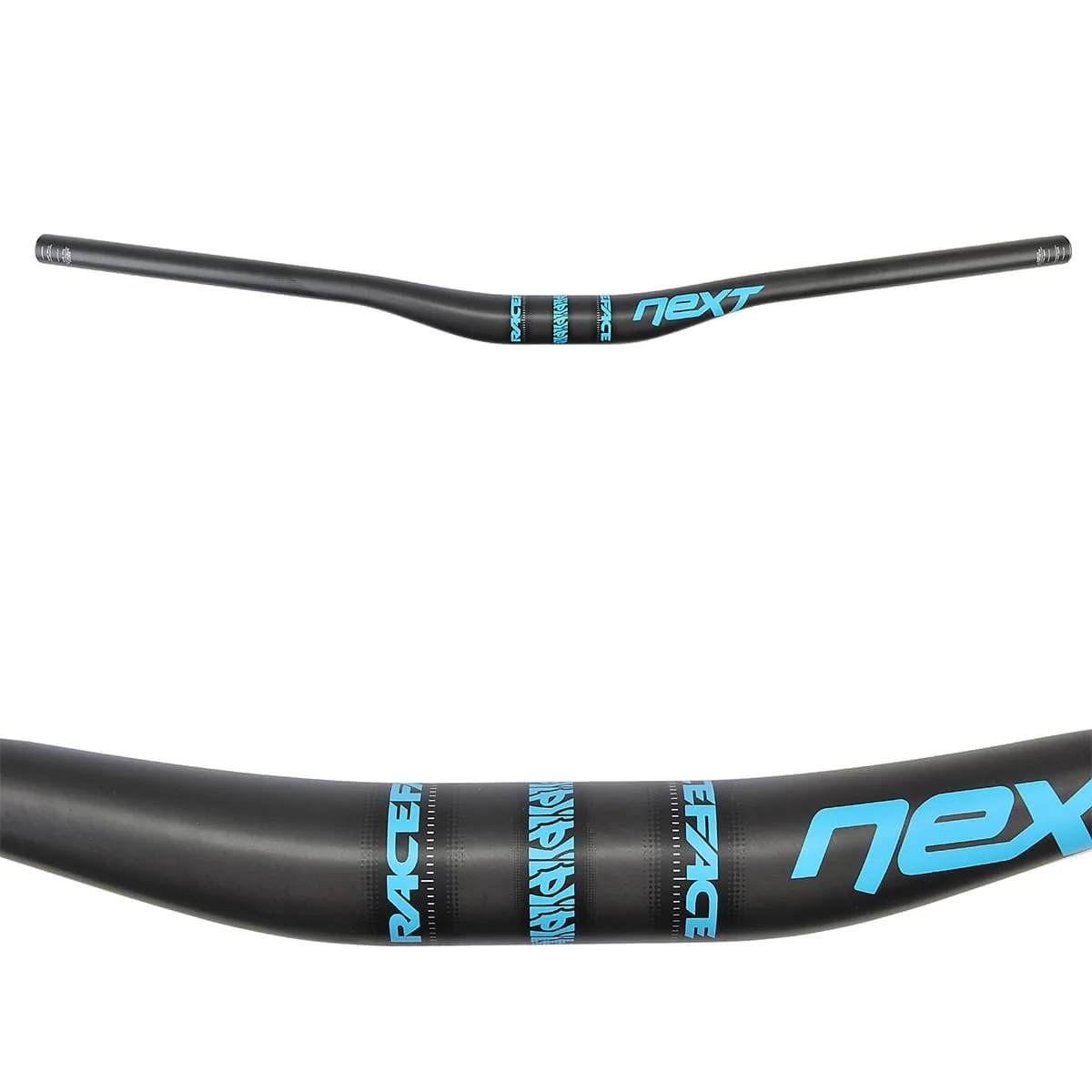 Kierownica RACE FACE NEXT Rise 20mm 760mm karbonowa/niebieska - Image 2