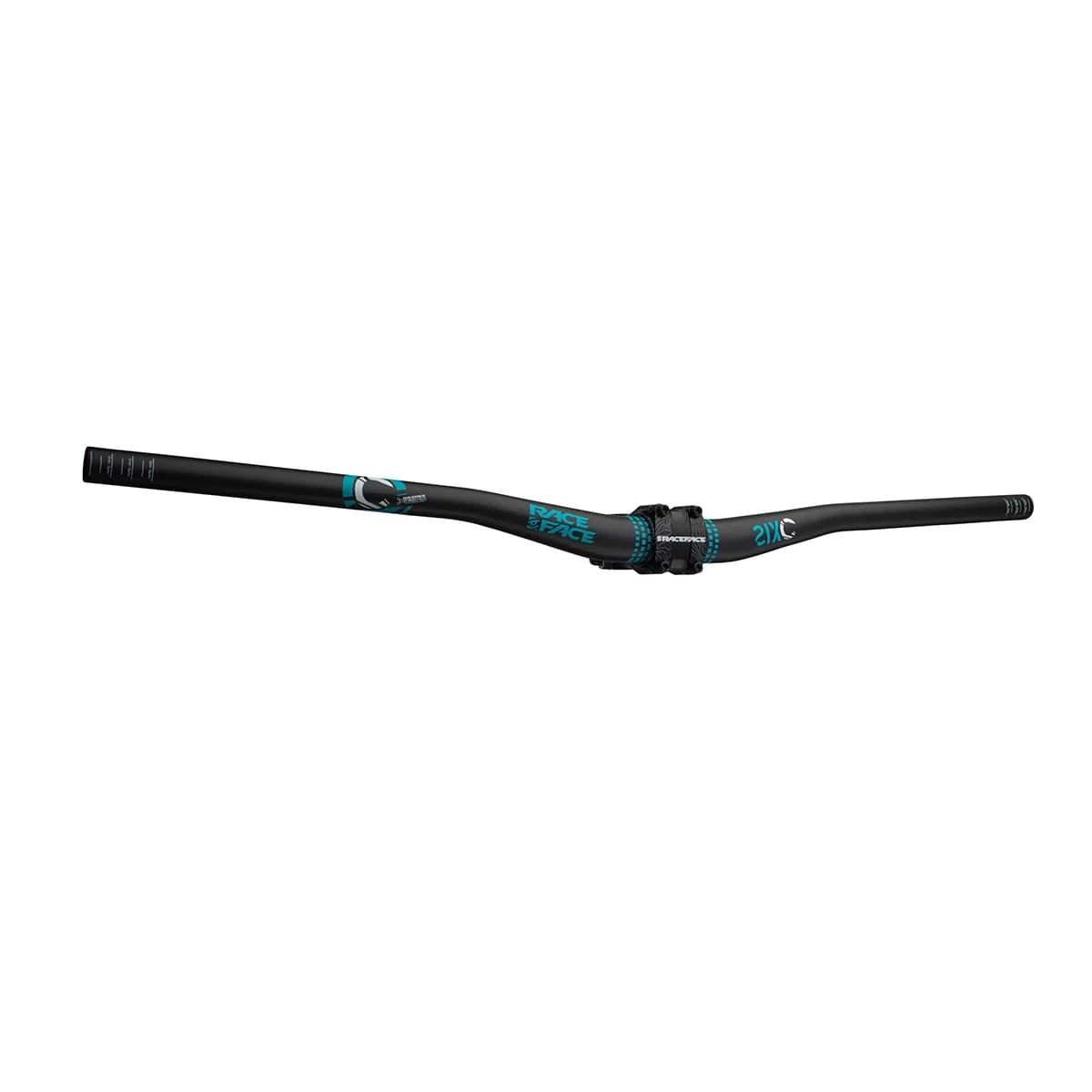 Kierownica RACE FACE SIXC Carbon Rise 19mm 785mm Turquoise - Image 4