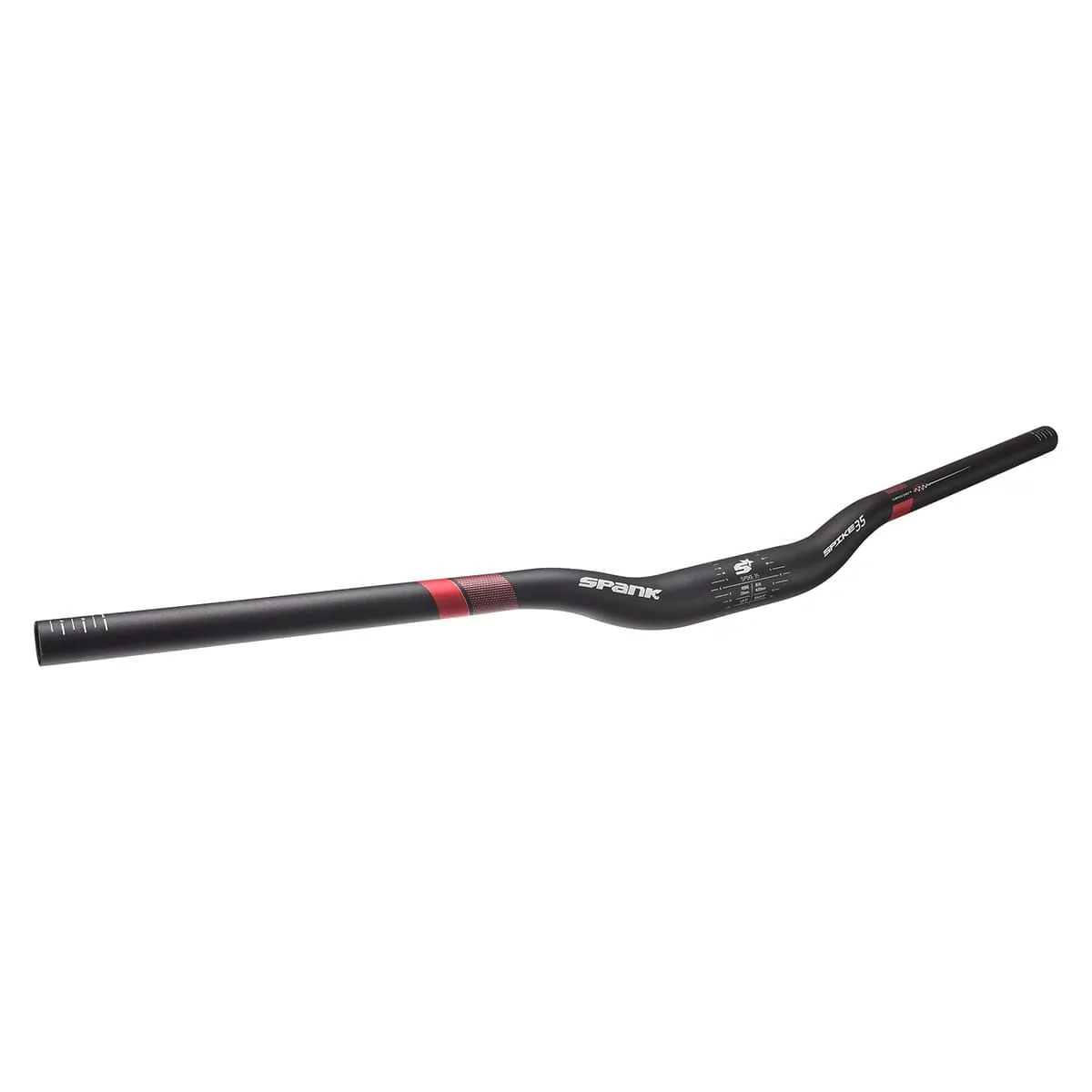 Kierownica SPANK SPIKE 35 VIBROCORE Rise 25mm 820mm czerwona - Image 2