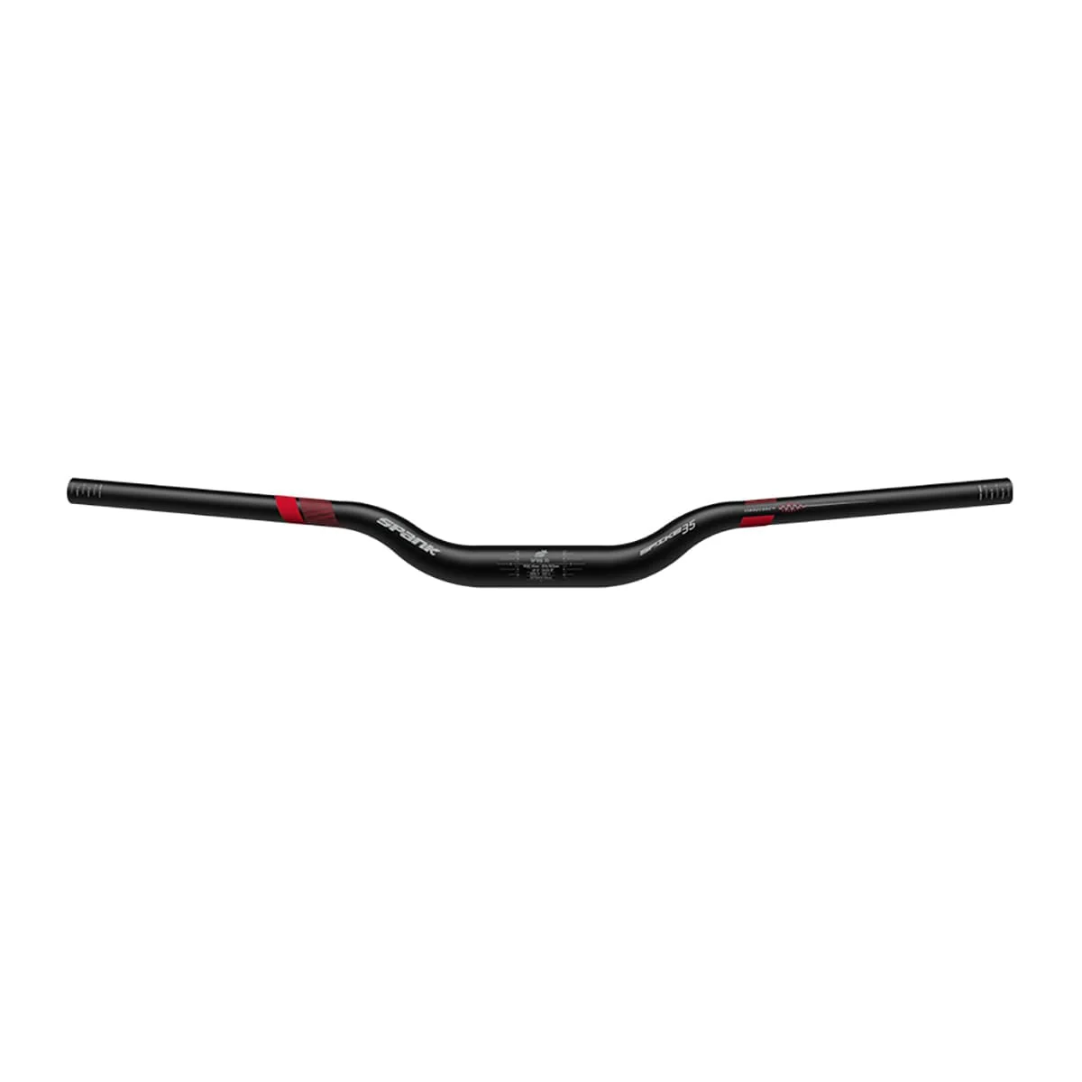 Kierownica SPANK SPIKE 35 VIBROCORE Rise 40mm 820mm czerwona