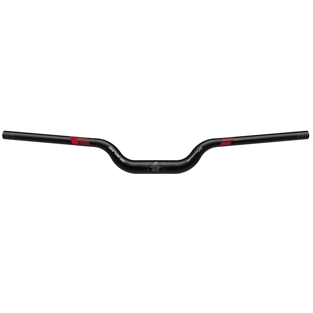 Kierownica SPANK SPIKE 35 VIBROCORE Rise 60mm 820mm czerwona