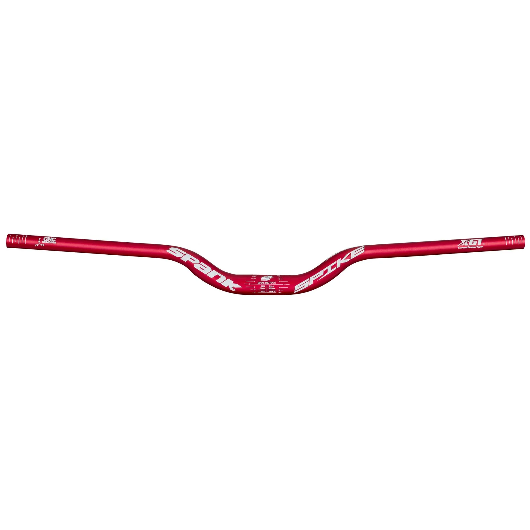 Kierownica SPANK SPIKE 800 RACE Rise 50mm 800mm czerwona