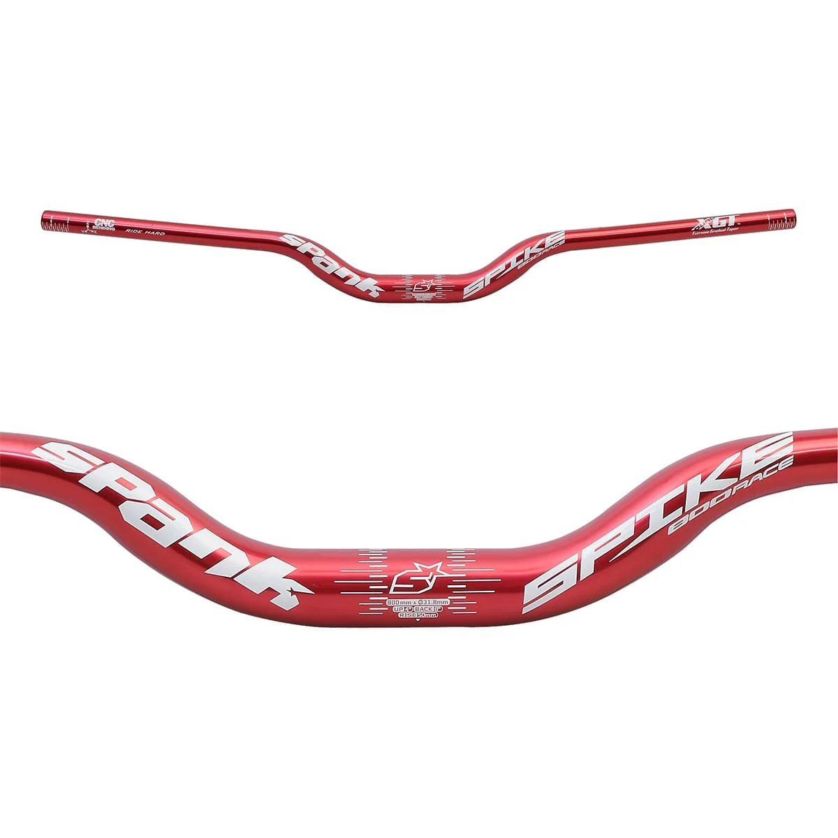 Kierownica SPANK SPIKE 800 RACE Rise 50mm 800mm czerwona - Image 2