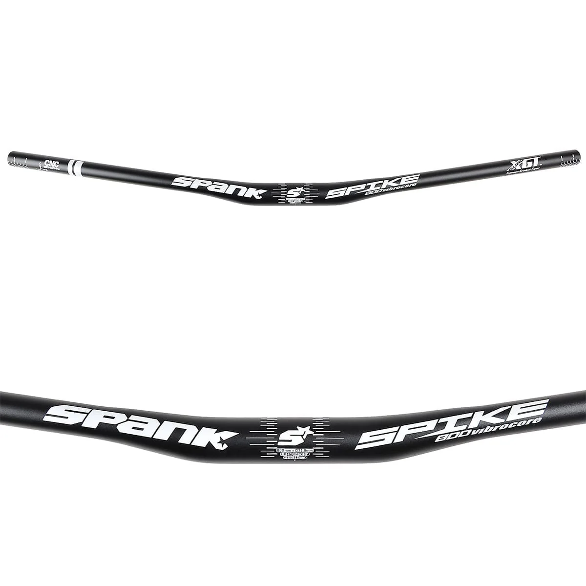 Kierownica SPANK SPIKE 800 VIBROCORE Rise 15mm 800mm czarna