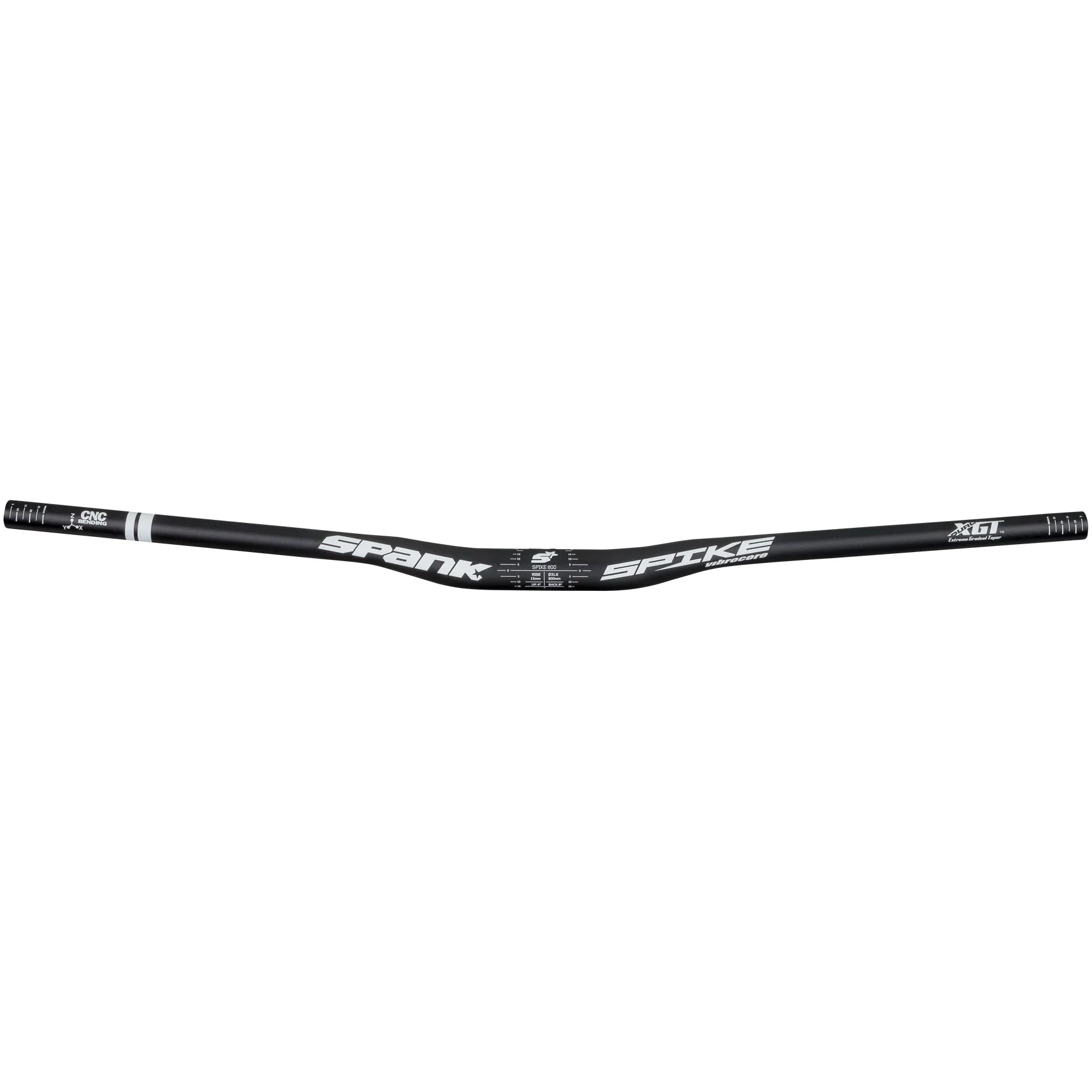 Kierownica SPANK SPIKE 800 VIBROCORE Rise 15mm 800mm czarna - Image 2