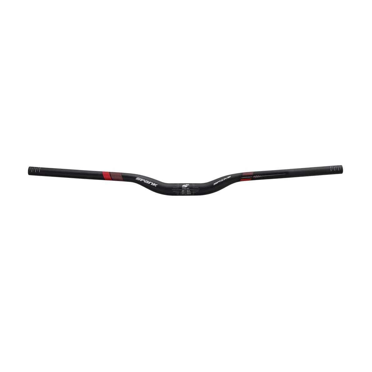 Kierownica SPANK SPIKE 800 VIBROCORE Rise 30mm 31.8/800mm czarny/czerwony