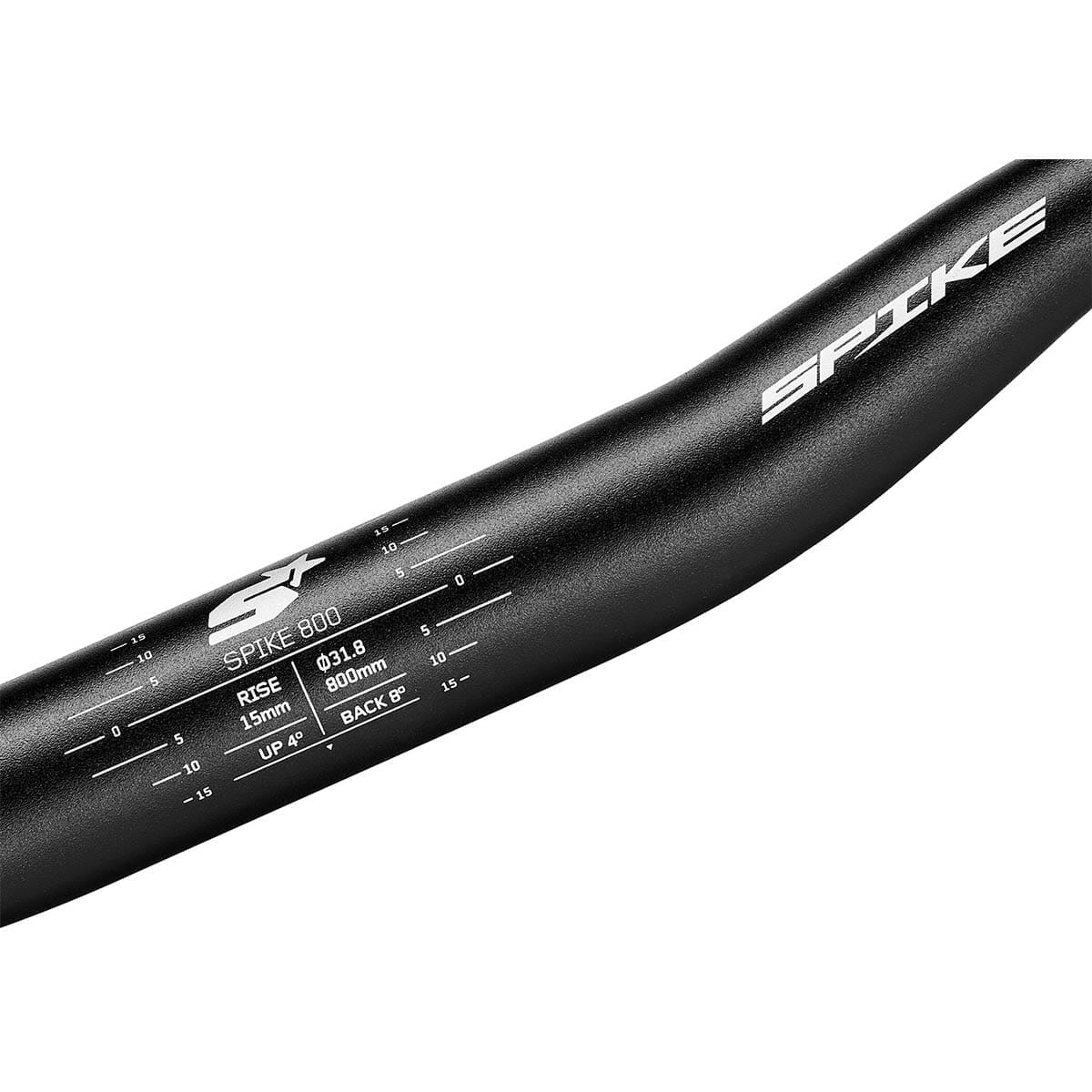 Kierownica SPANK SPIKE RACE VIBROCORE Rise 15mm 31.8/800mm czarna - Image 2